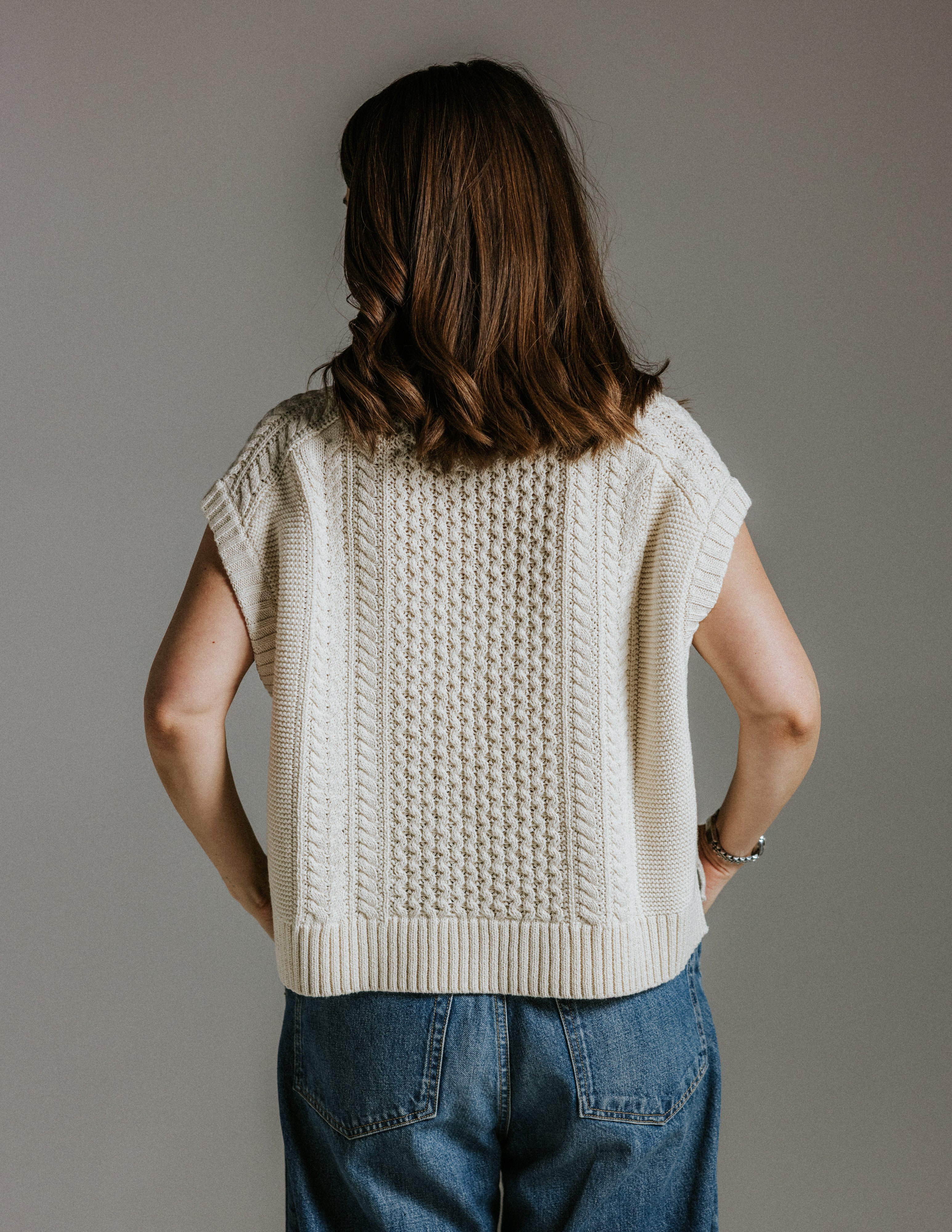 Aran Tank - Oat Milk - Image 4
