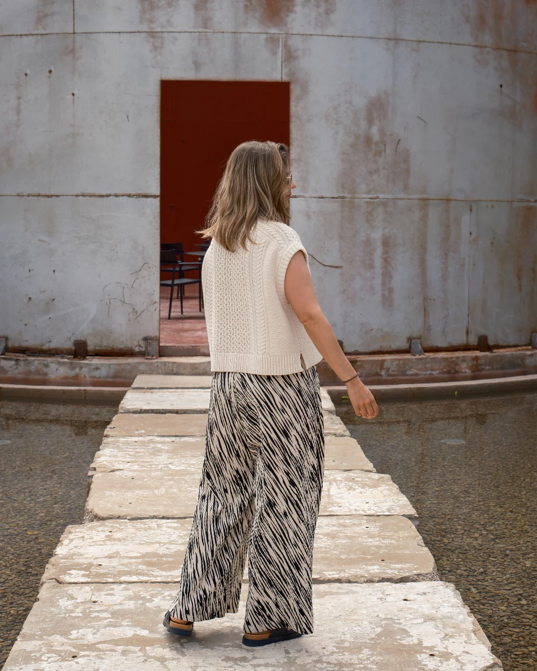 Aran Tank - Oat Milk - Image 5