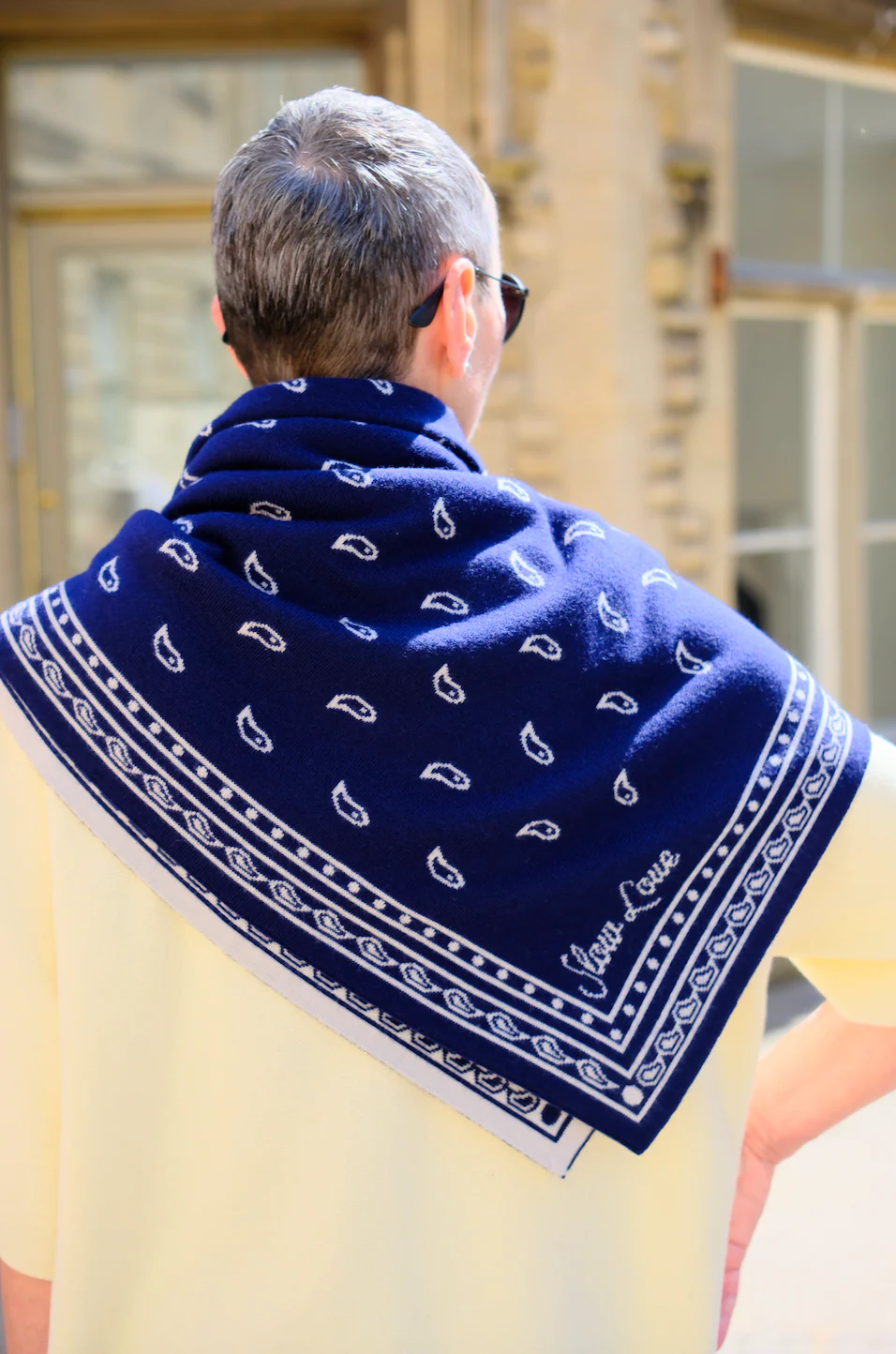 Bandana Scarf - French Navy - Image 3