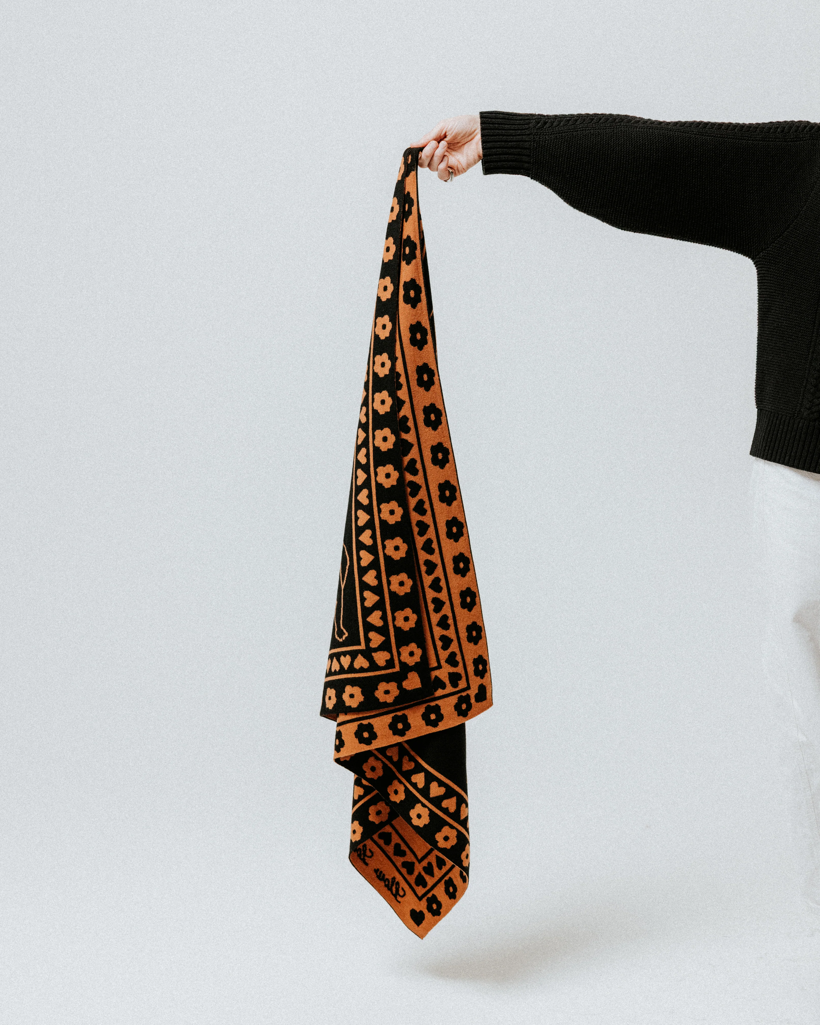 Cherub Scarf - Toffee / Black - Image 3
