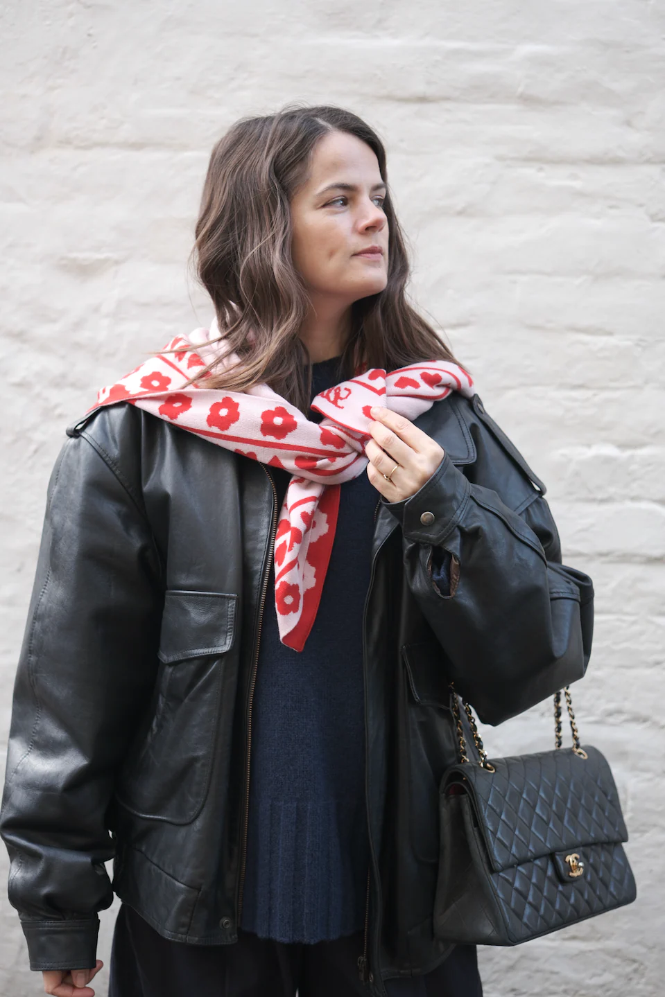 Cherub Scarf - Red / Pink - Image 2