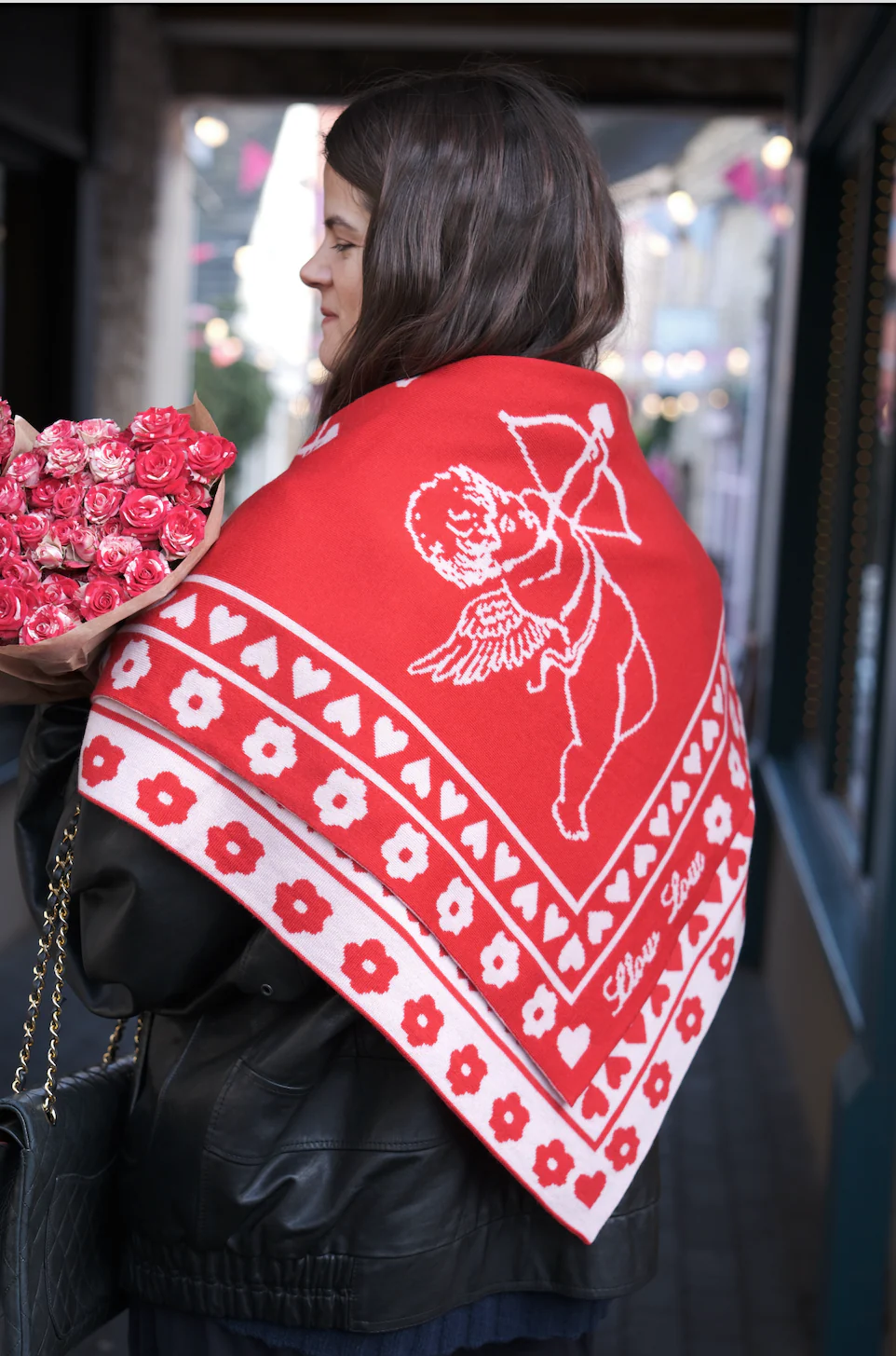 Cherub Scarf - Red / Pink - Image 3