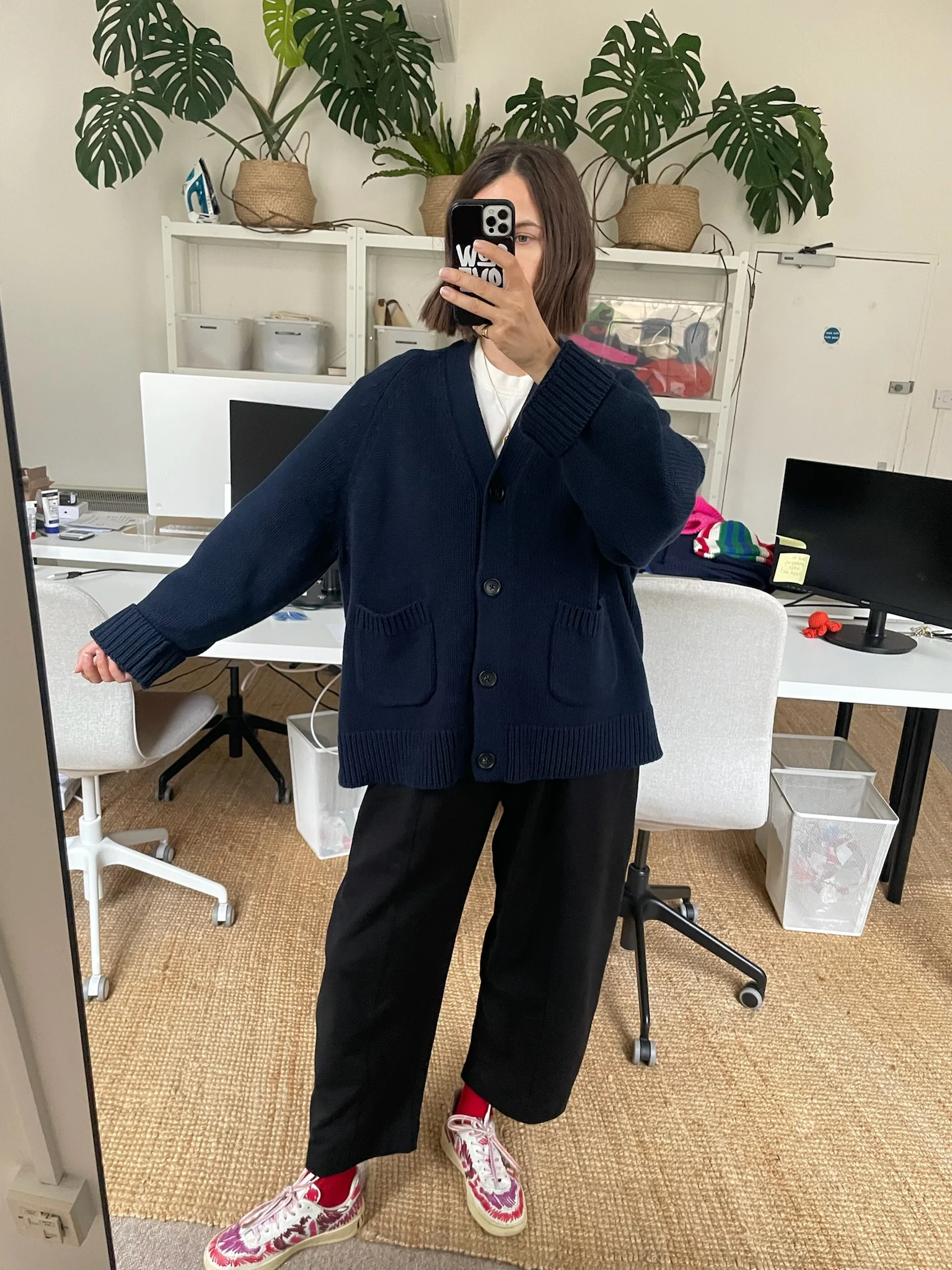 Feel Good Cardigan - Navy - Image 9