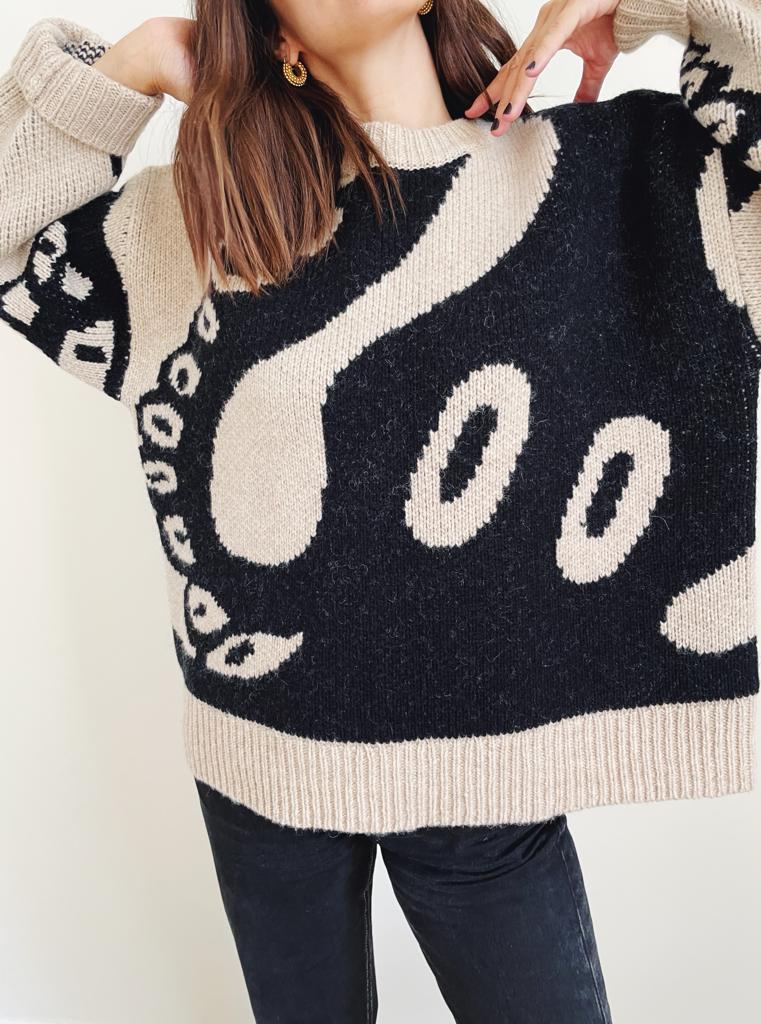 Octopus Wool Jumper - Image 8