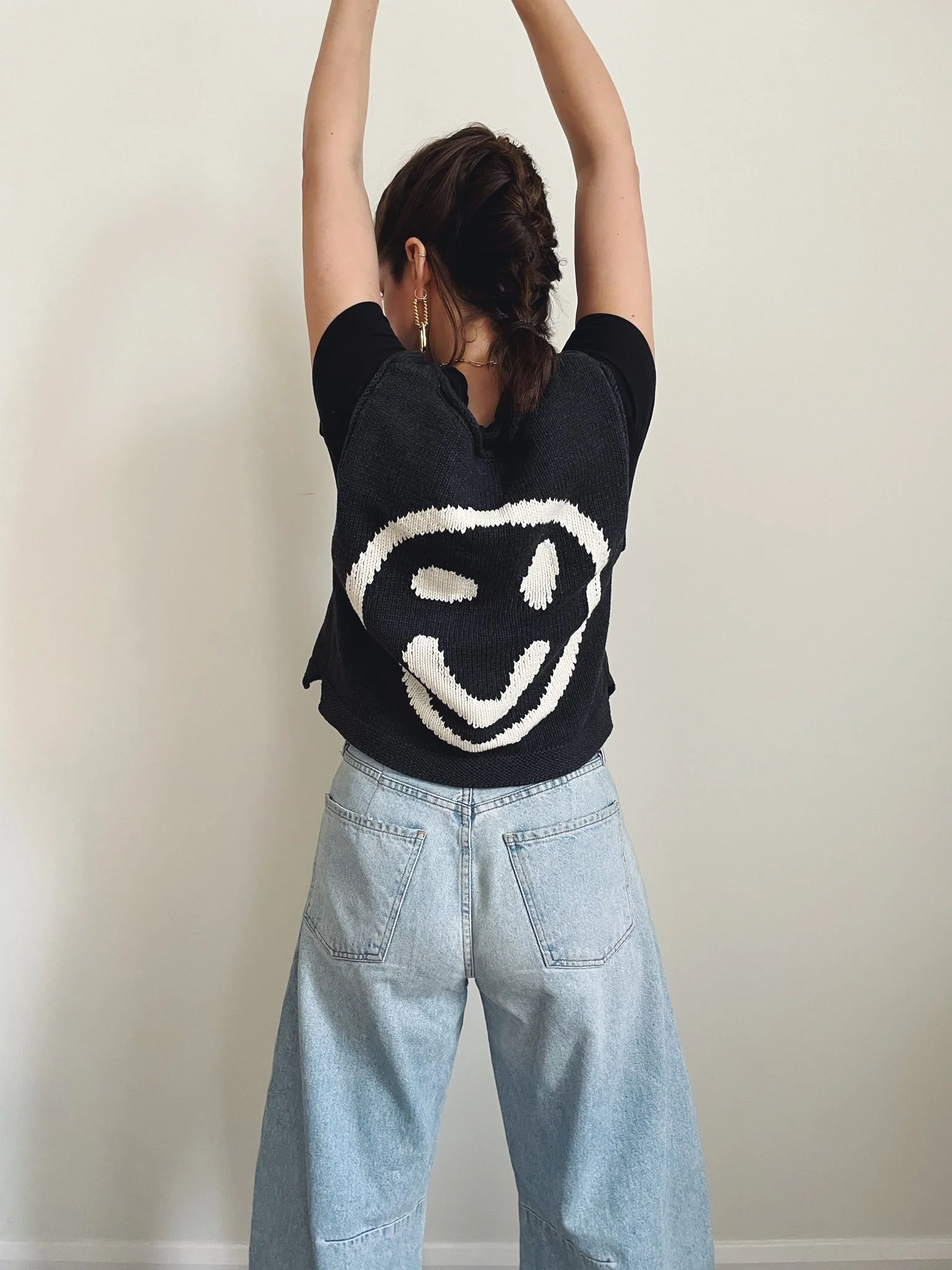 Old Skool Cotton Tank Top - Charcoal - Image 7