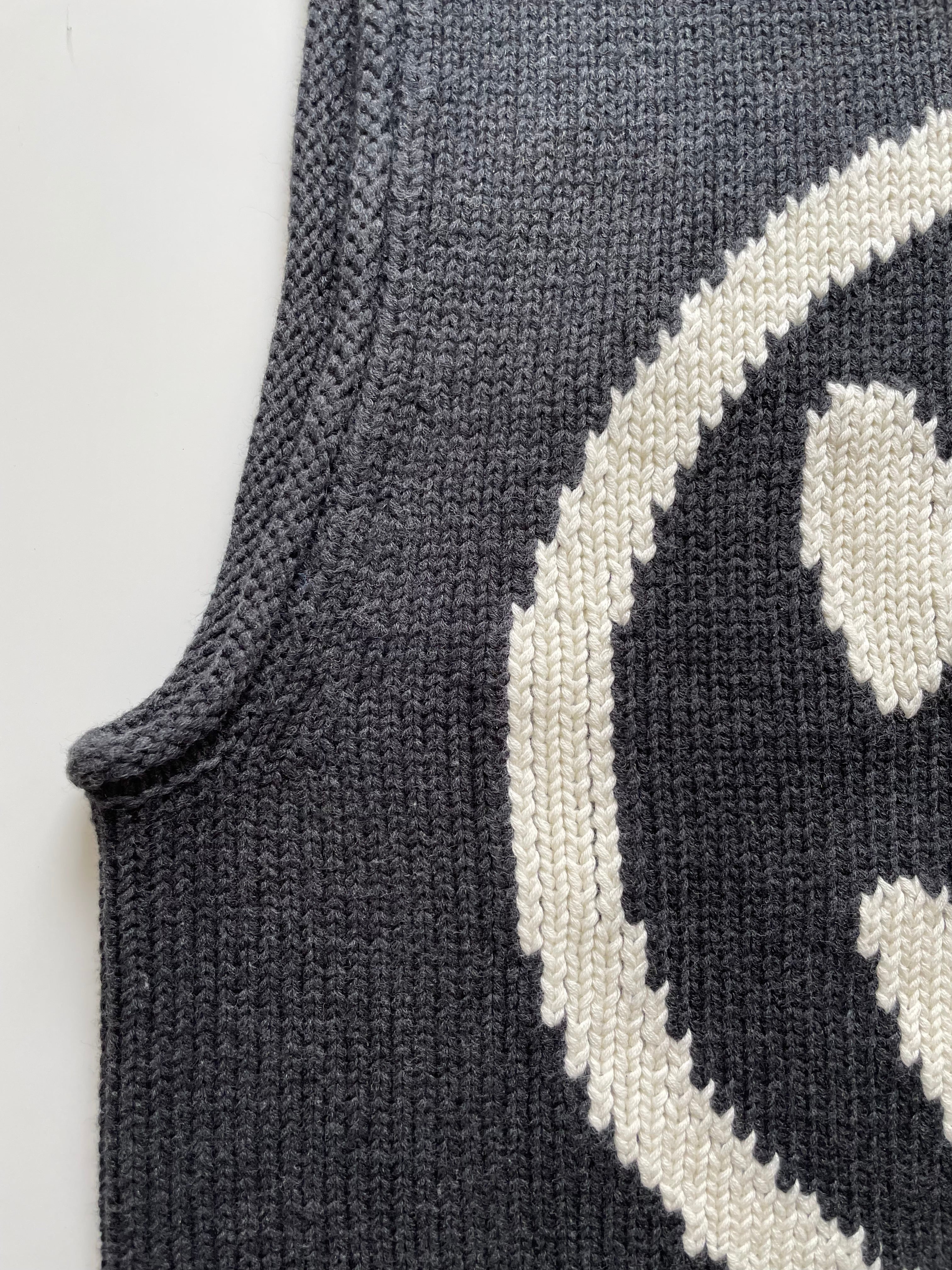 Old Skool Cotton Tank Top - Charcoal - Image 8