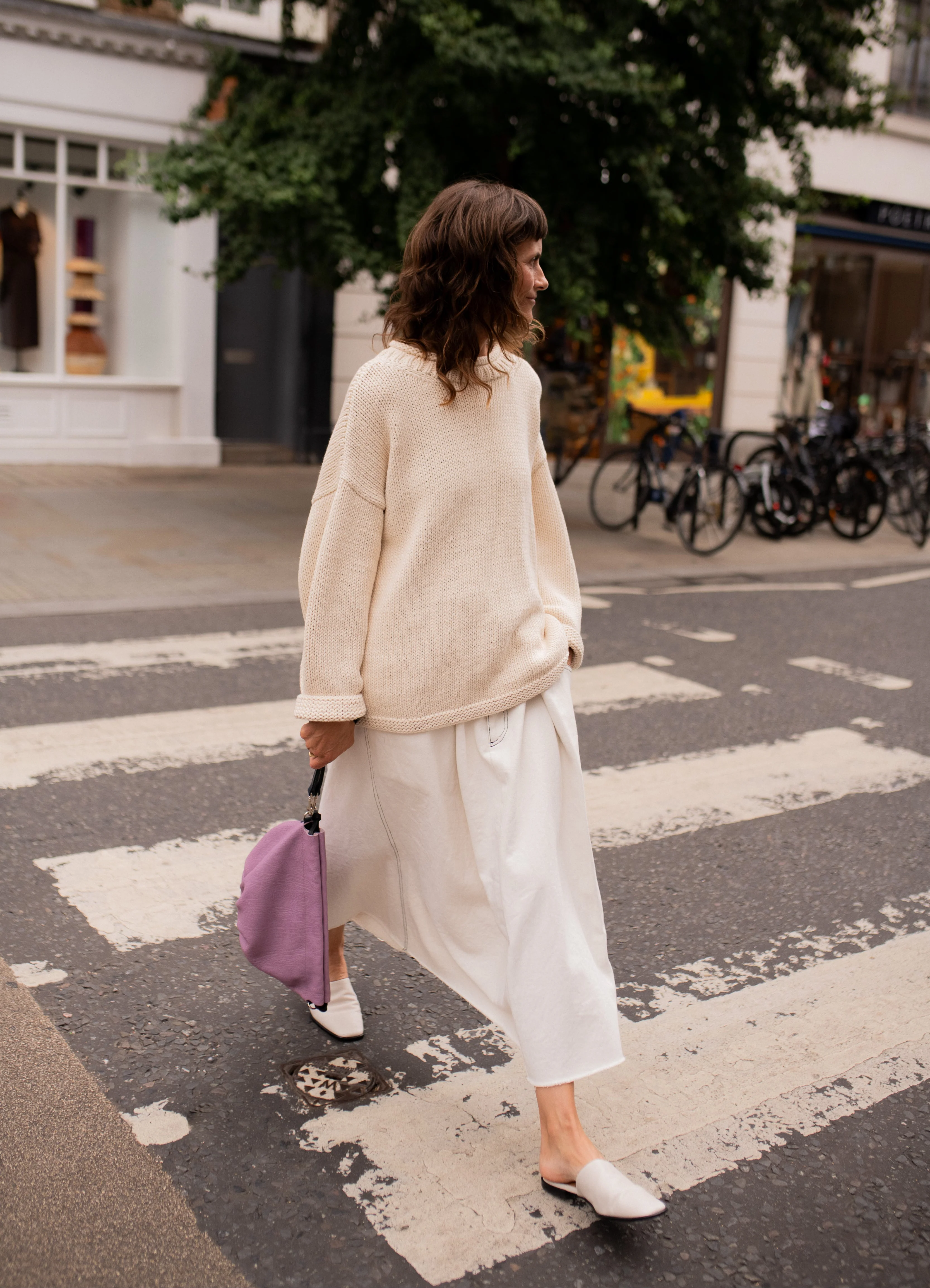 The Essential Handknit Jumper - Oat Milk