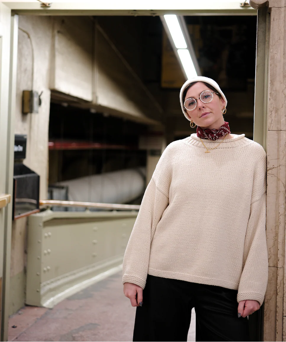 The Essential Handknit Jumper - Oat Milk - Image 2