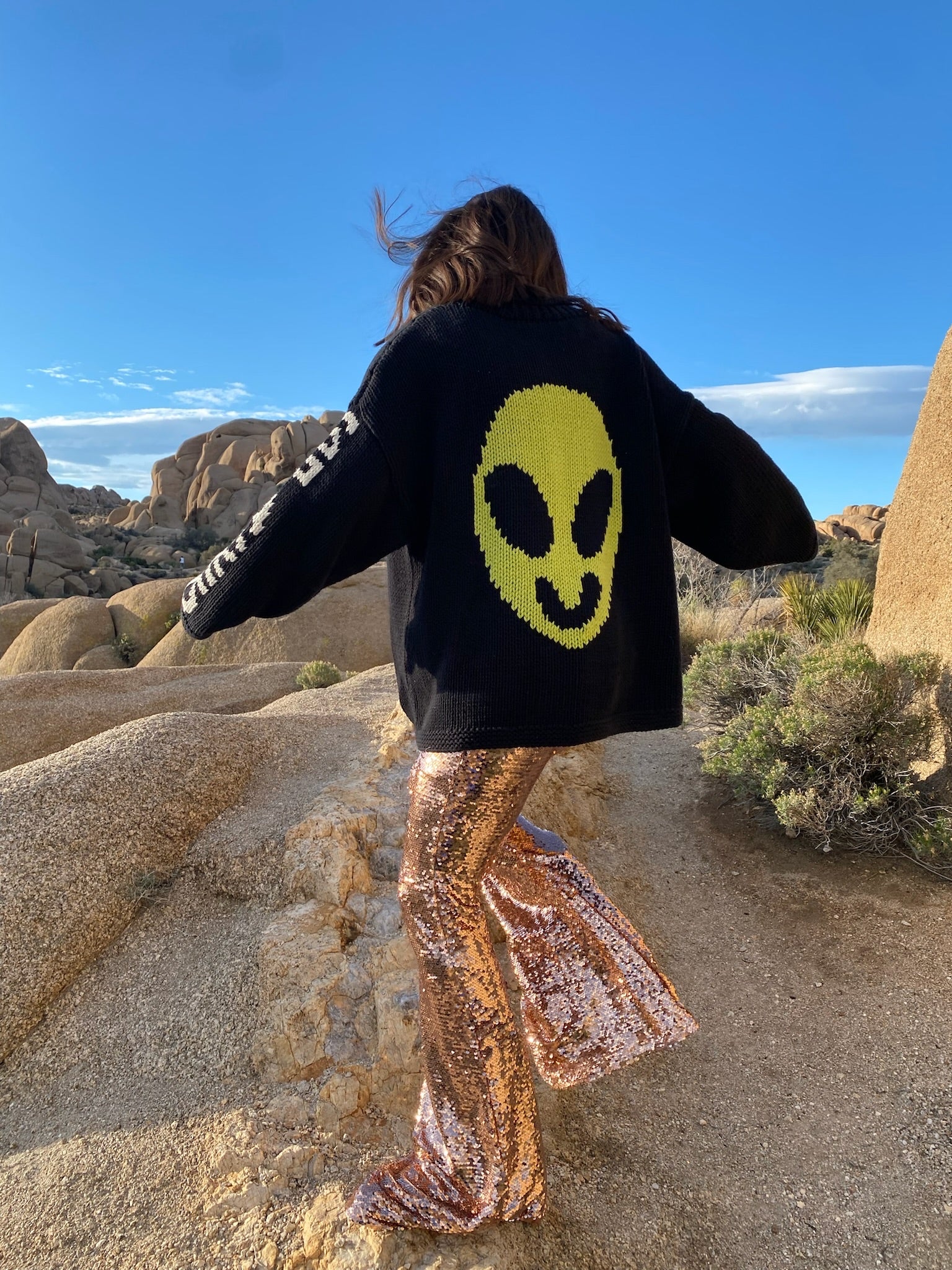 Spaced Out Hand Knit Jumper - Image 10