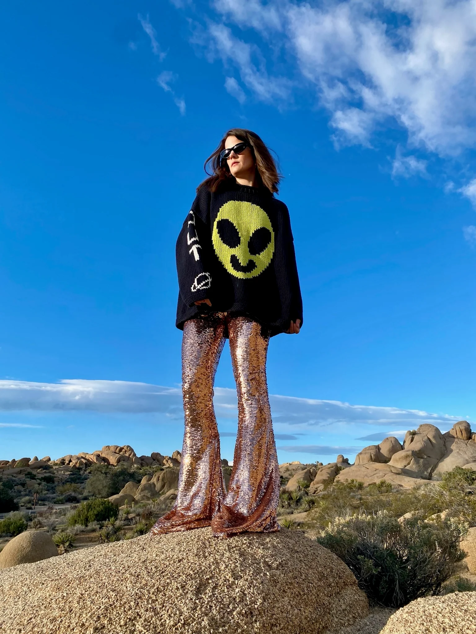 Spaced Out Hand Knit Jumper - Image 5