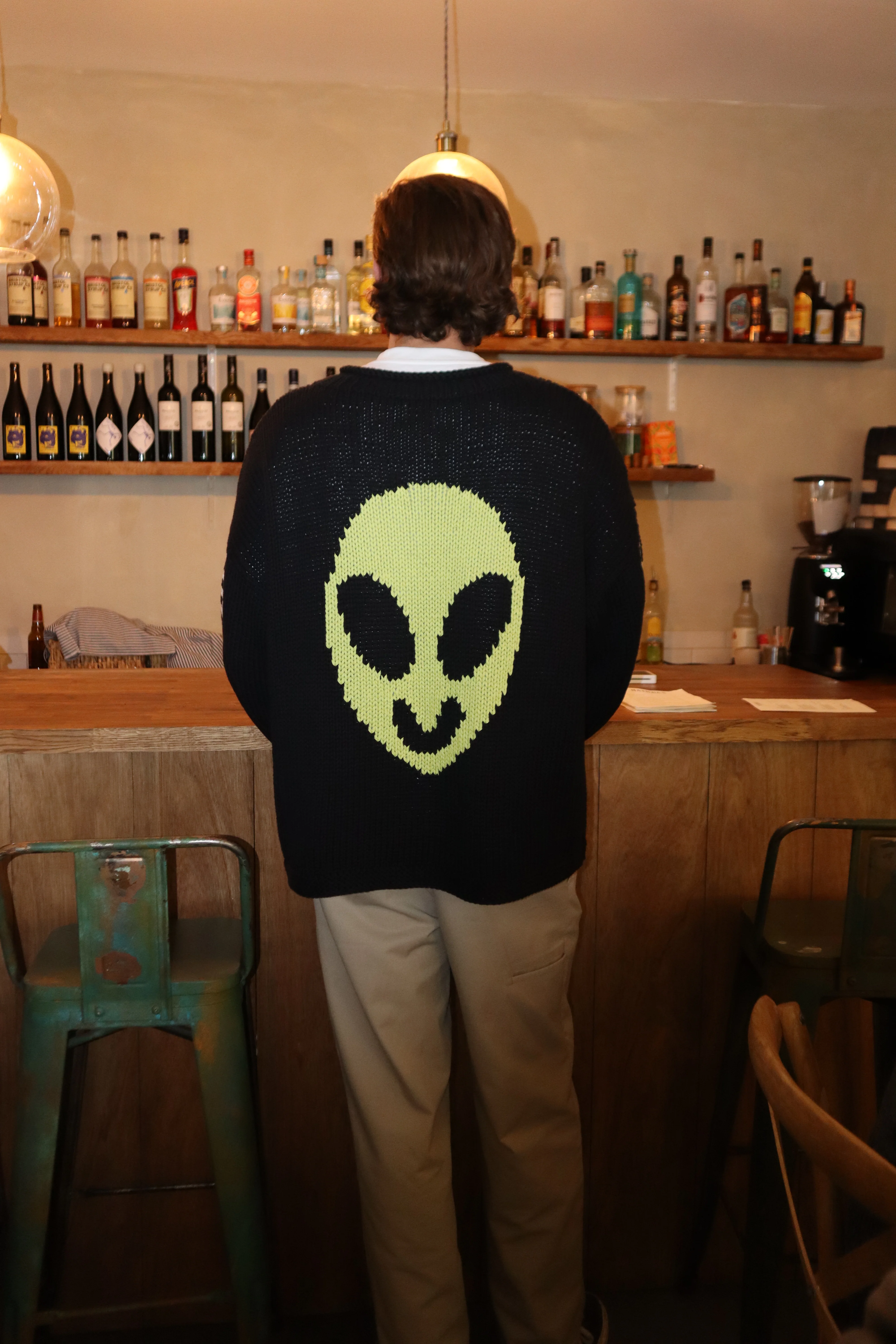 Spaced Out Hand Knit Jumper - Image 9