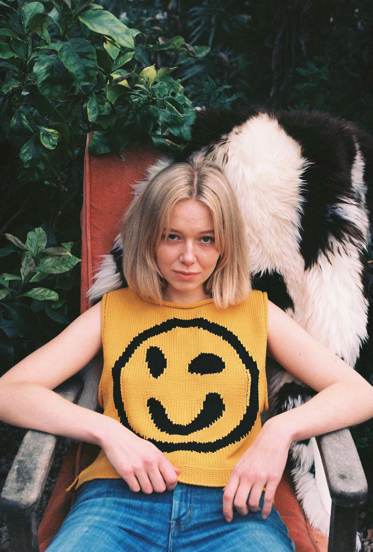 Old Skool Cotton Tank Top - Yellow - Image 4