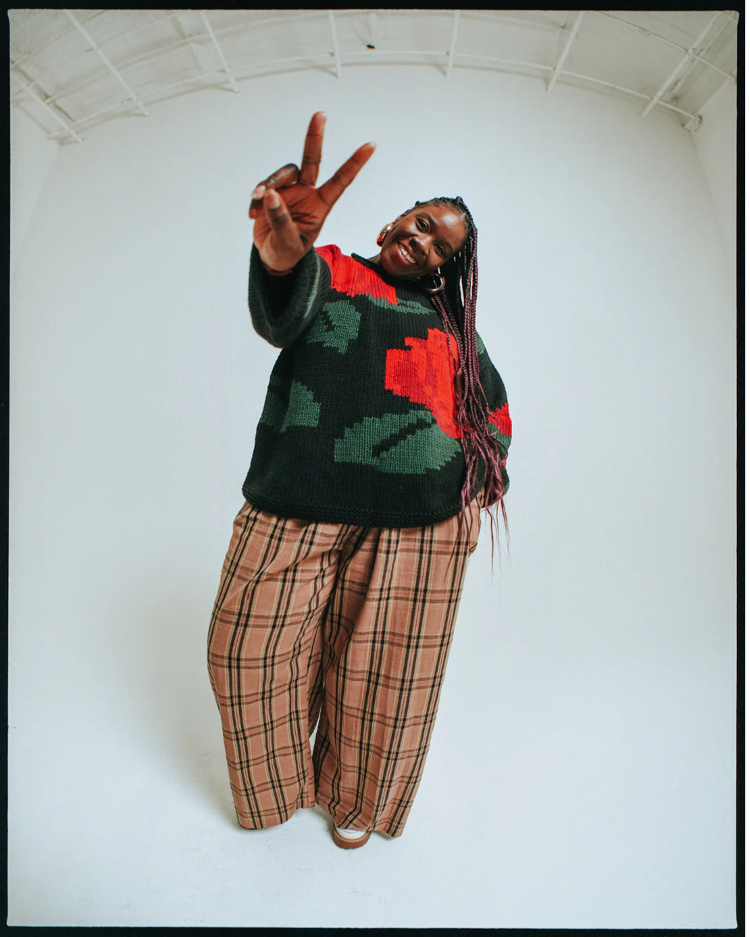 Rose Hand Knit Jumper - Image 4