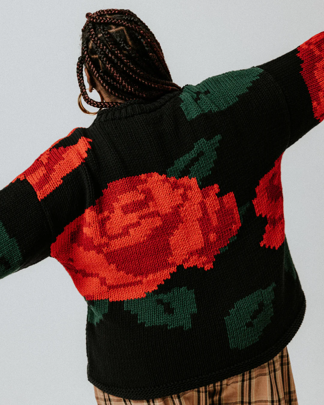 Rose Hand Knit Jumper - Image 5