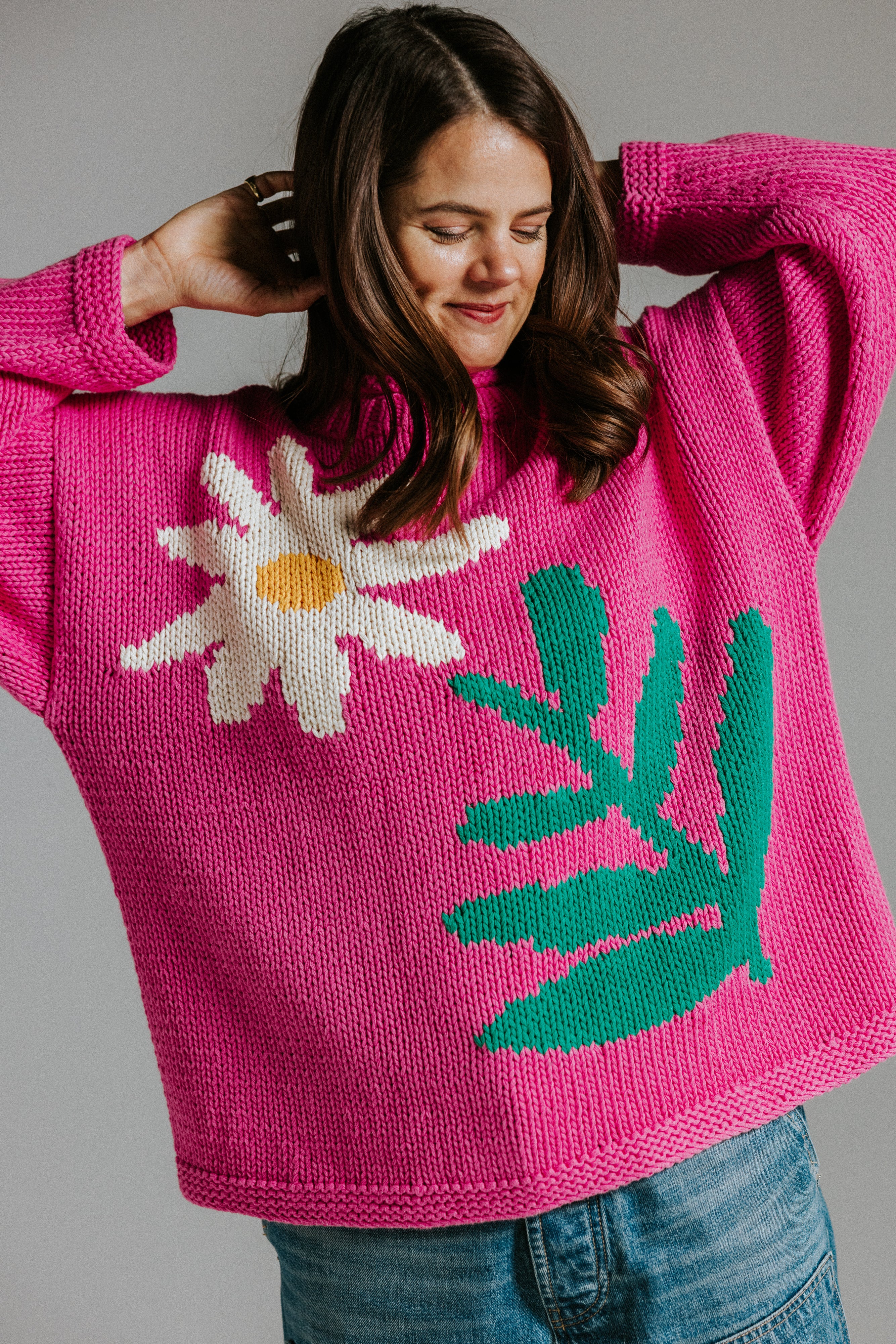 Daisy Hand Knit Jumper
