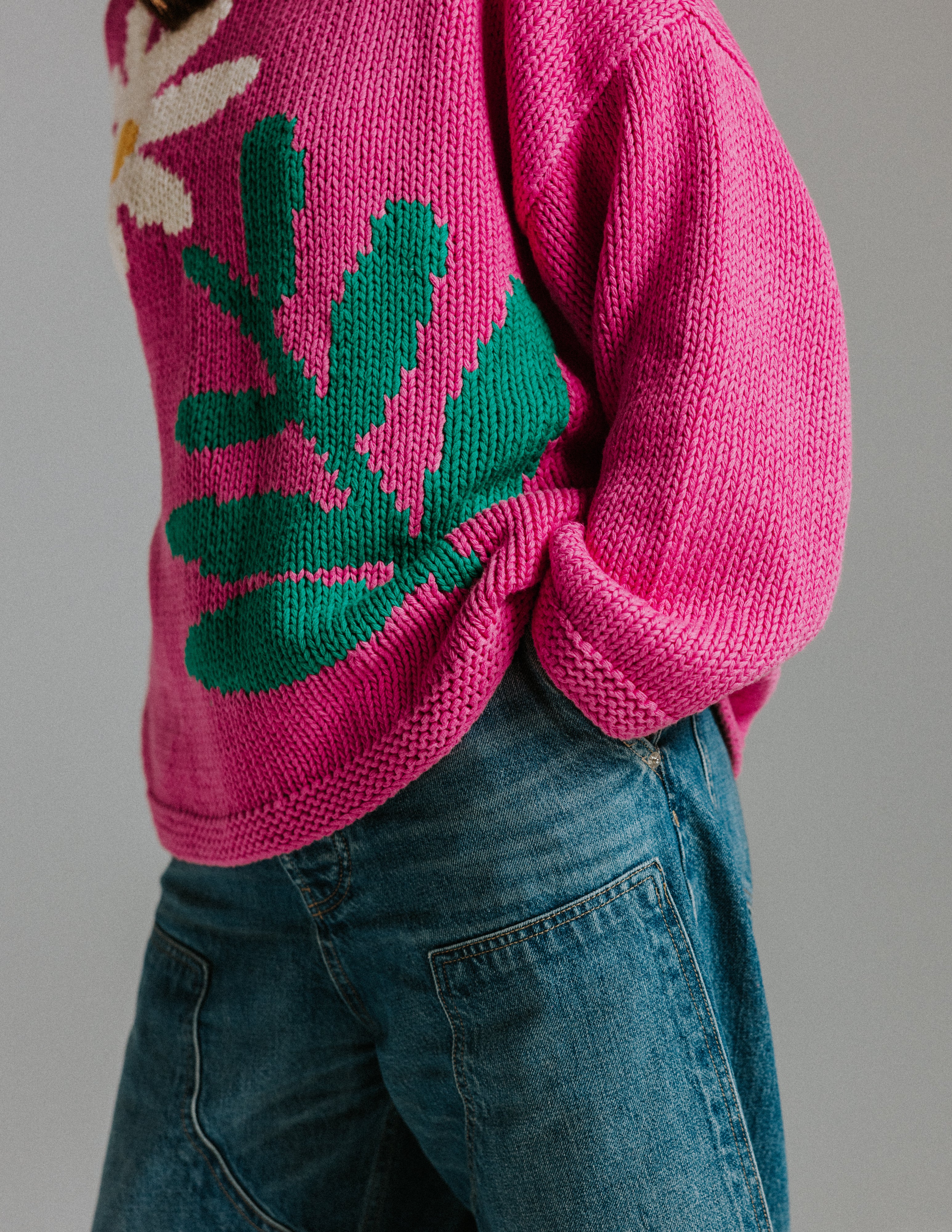 Daisy Hand Knit Jumper - Image 5