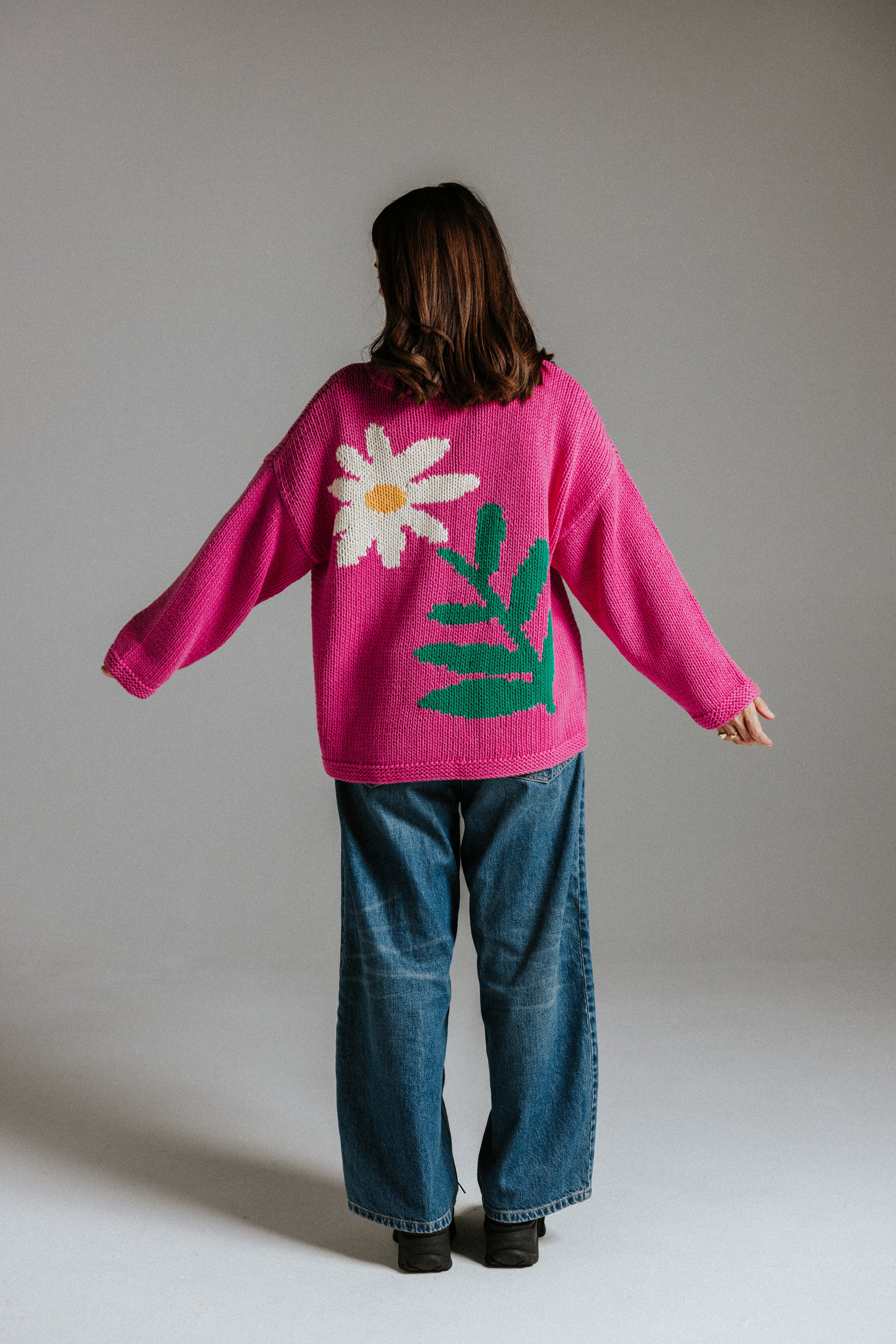 Daisy Hand Knit Jumper - Image 6