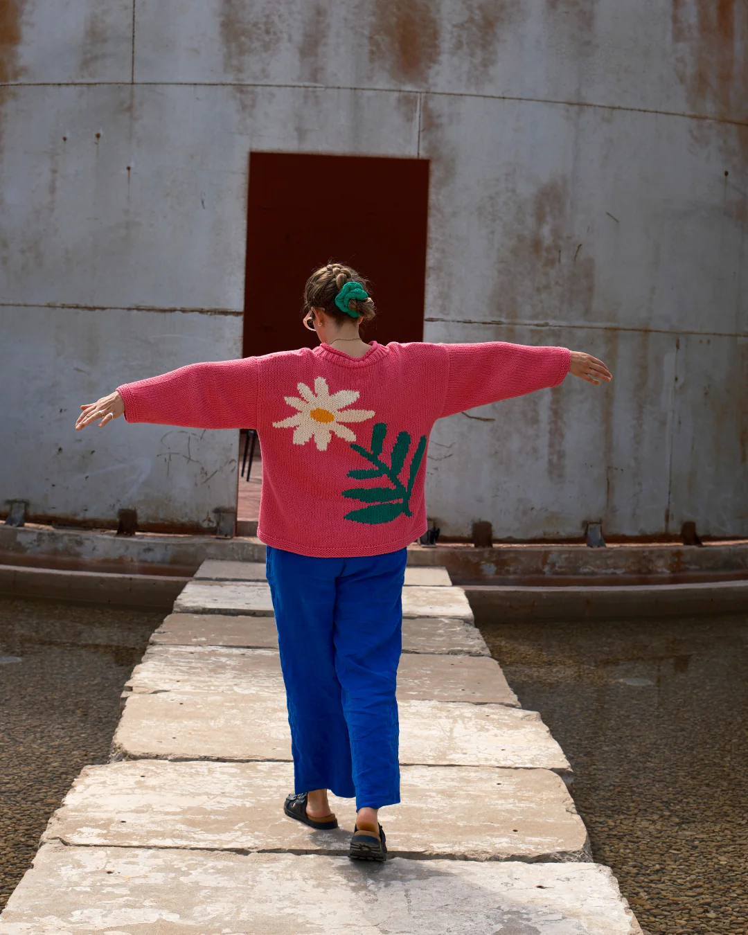 Daisy Hand Knit Jumper - Image 7