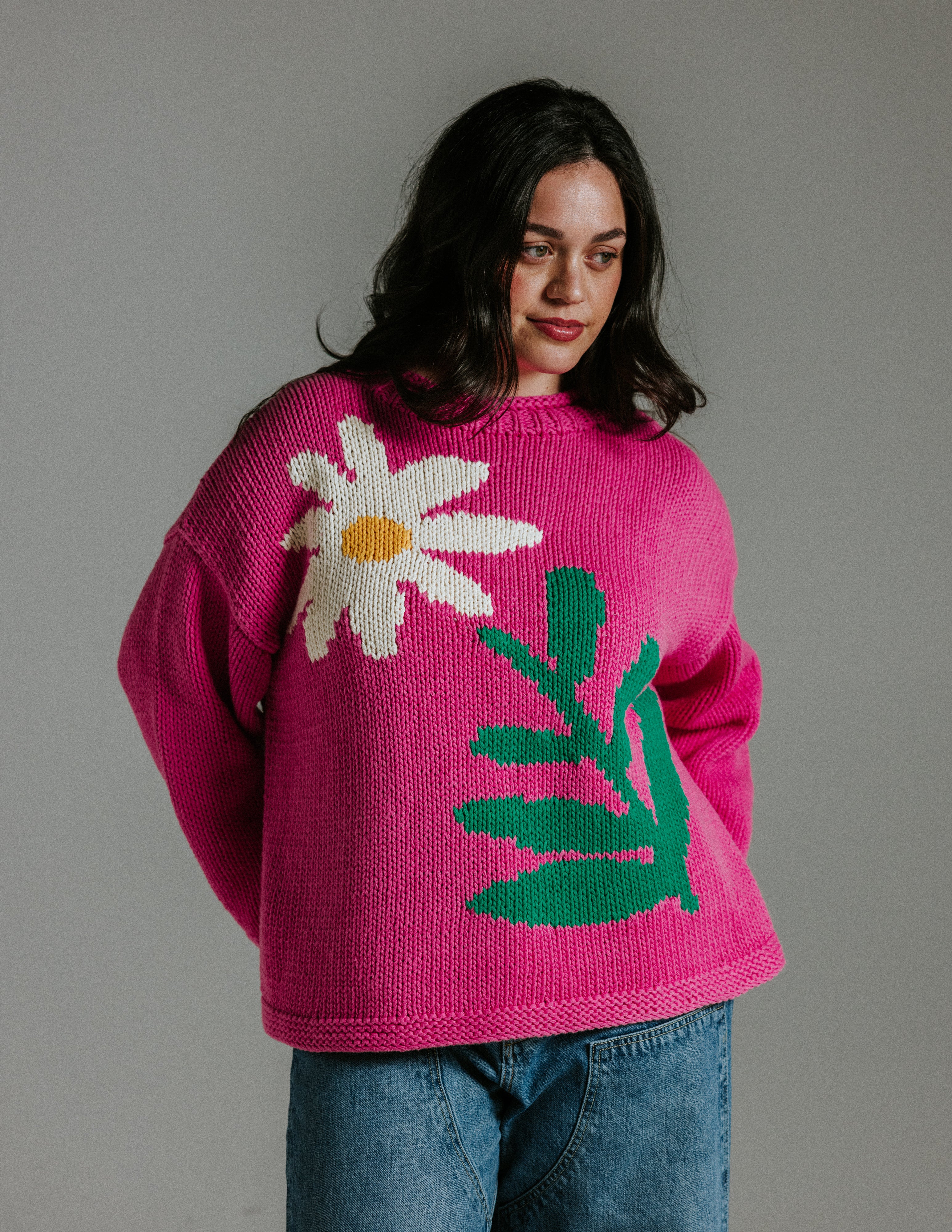Daisy Hand Knit Jumper - Image 8