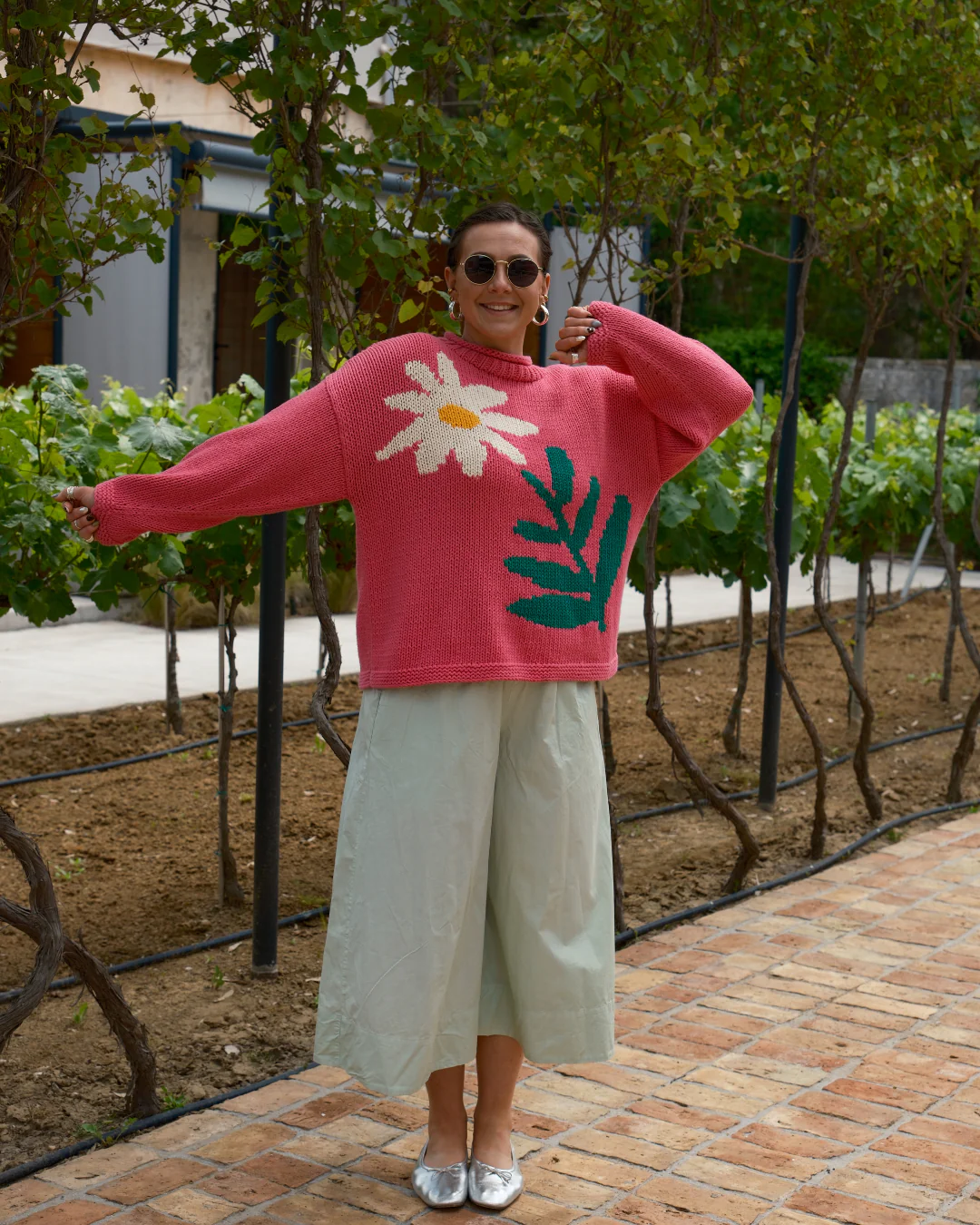 Daisy Hand Knit Jumper - Image 9