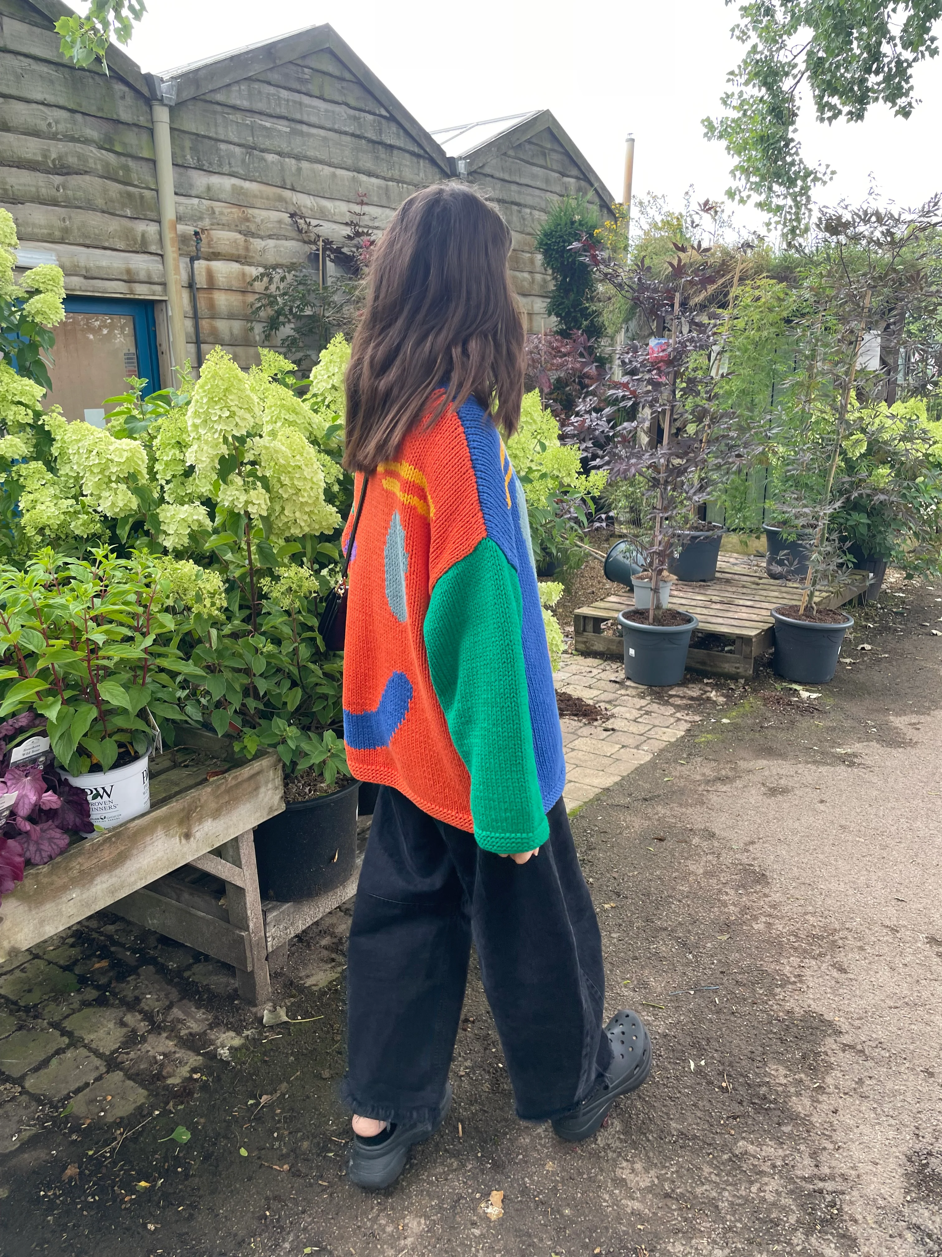 The FEEL GOOD Hand Knit Jumper - Colour Block - Image 7