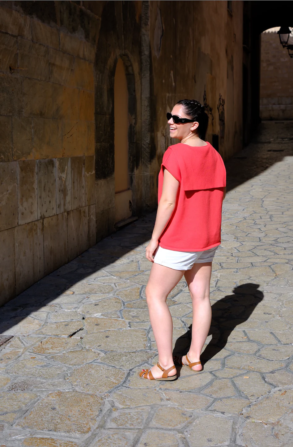 Sailor Tee- Coral - Image 3