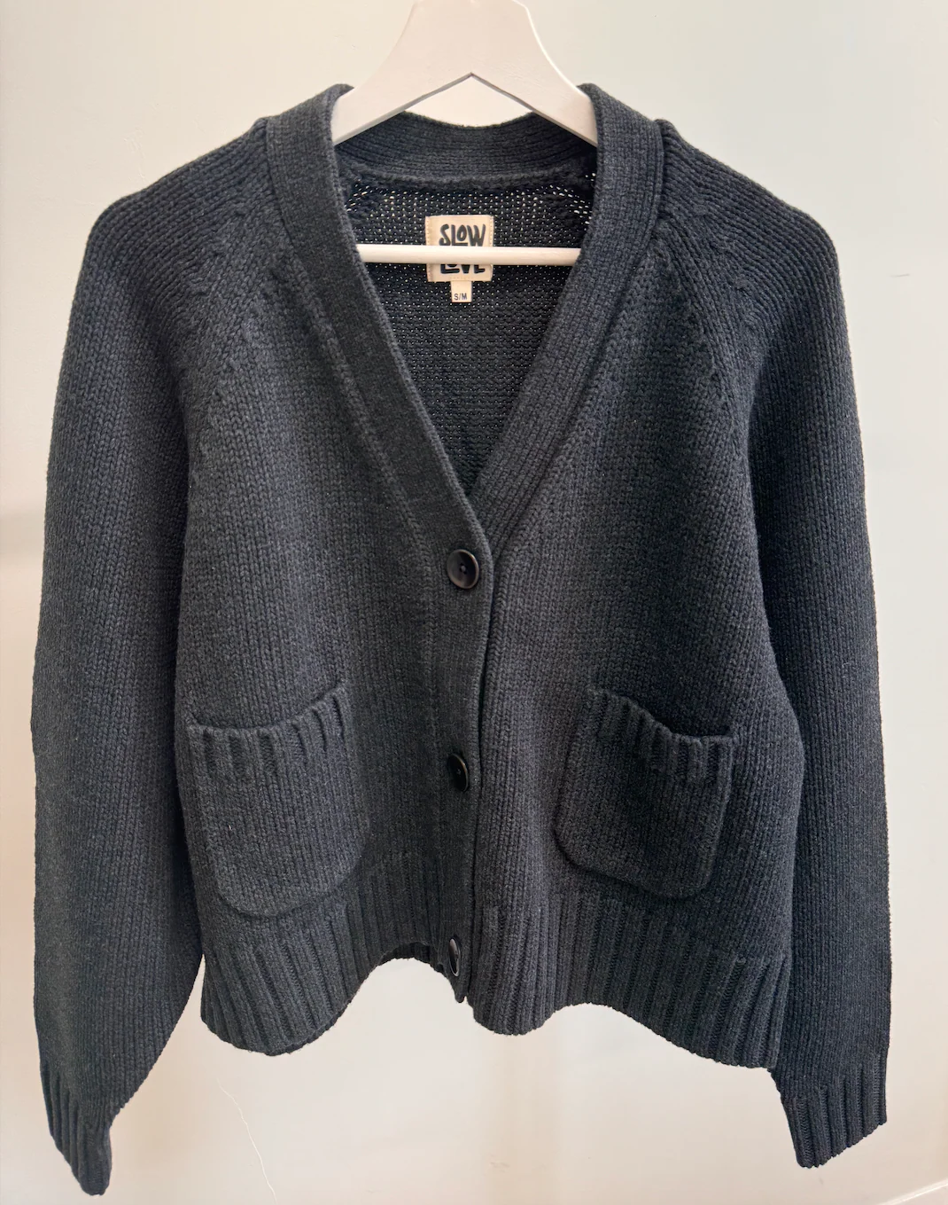 The Staple Cardigan - Charcoal - Image 3