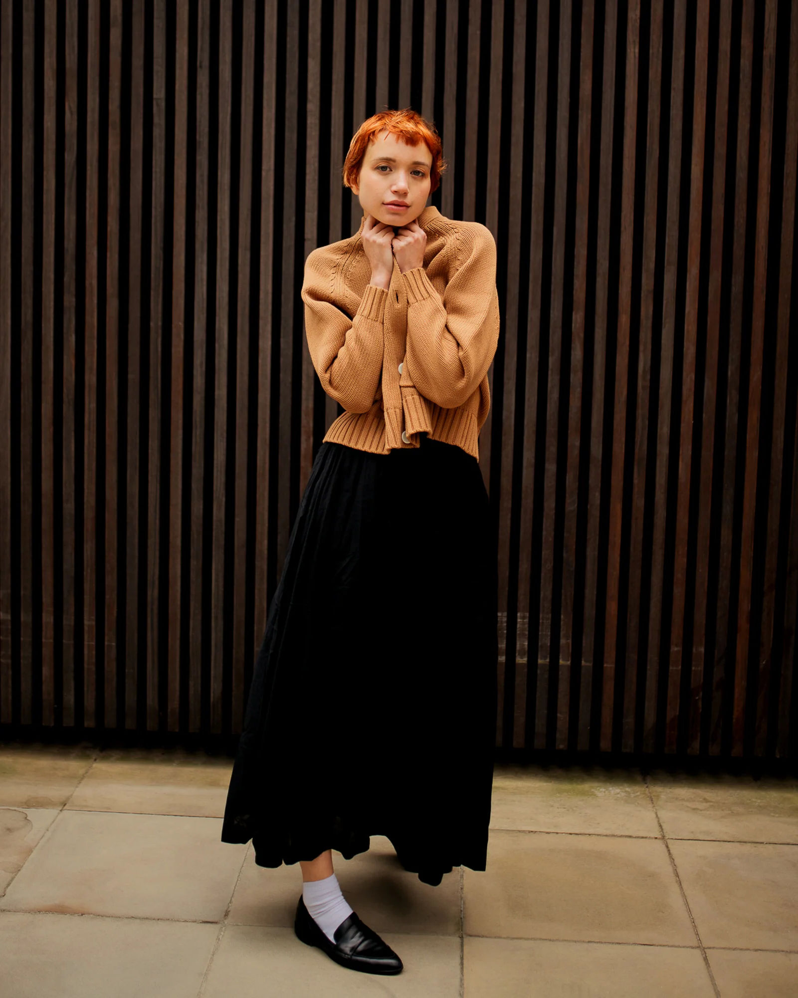 The Staple Cardigan - Hazelnut - Image 4