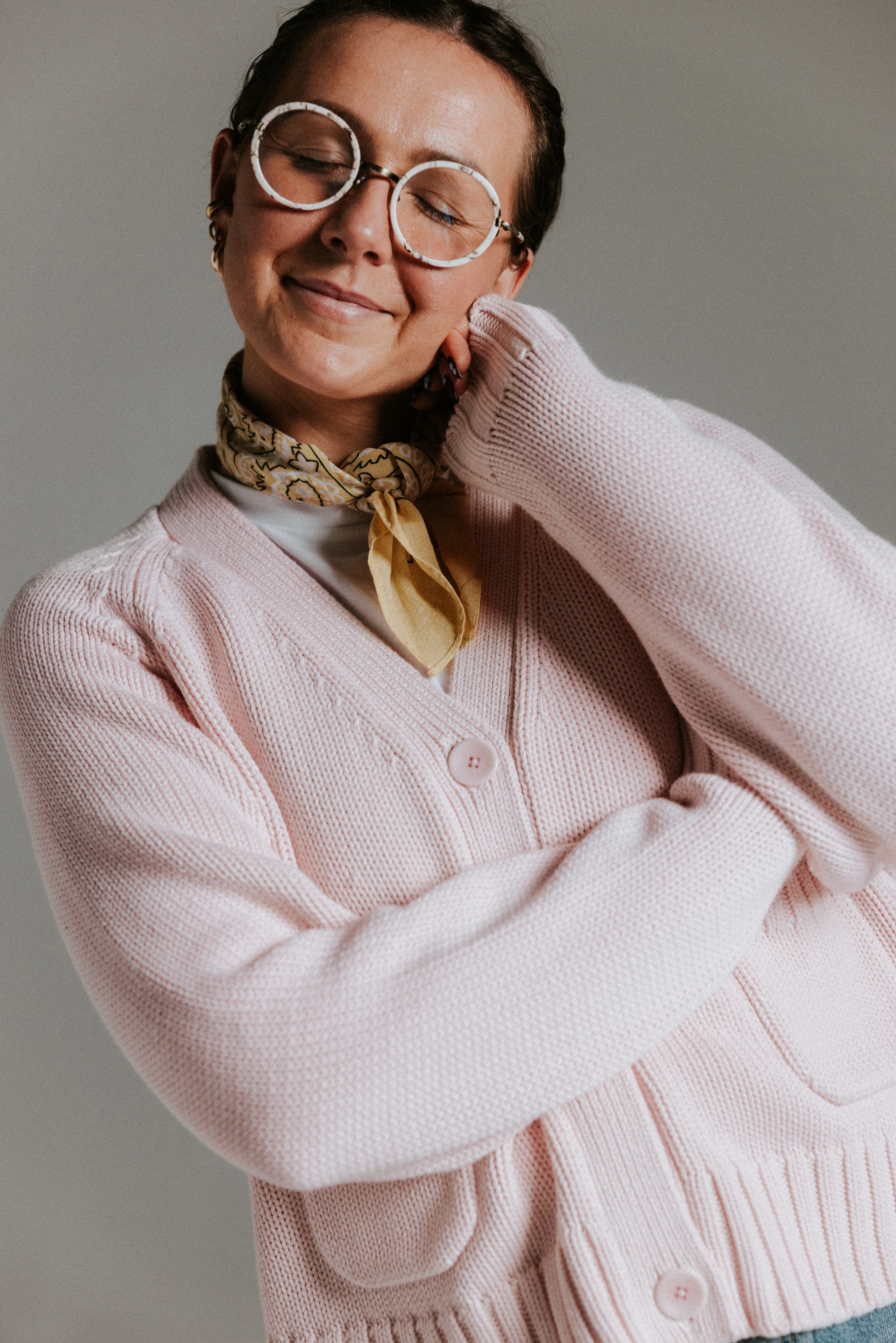 The Staple Cardigan - Mallow - Image 3