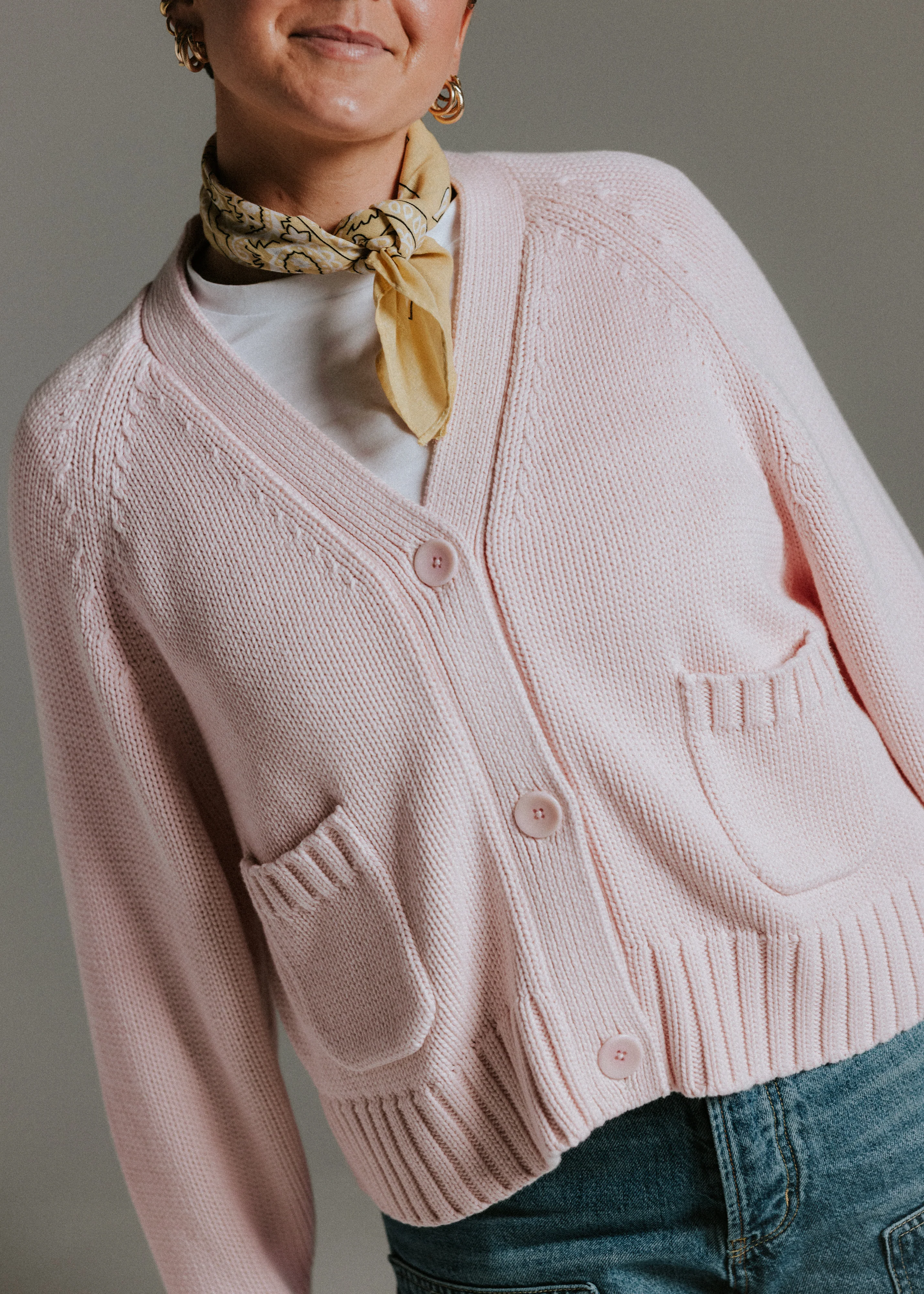 The Staple Cardigan - Mallow - Image 4