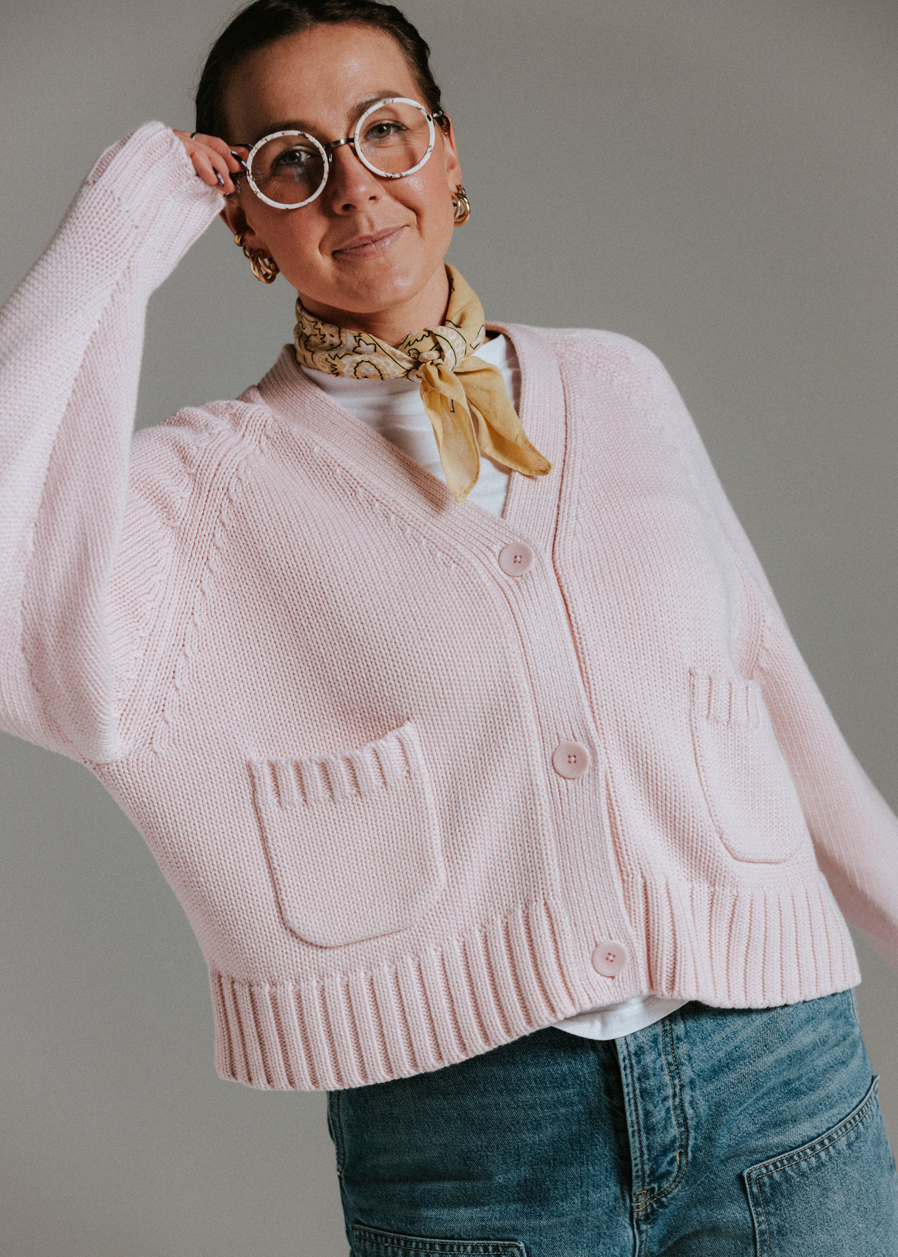 The Staple Cardigan - Mallow - Image 5