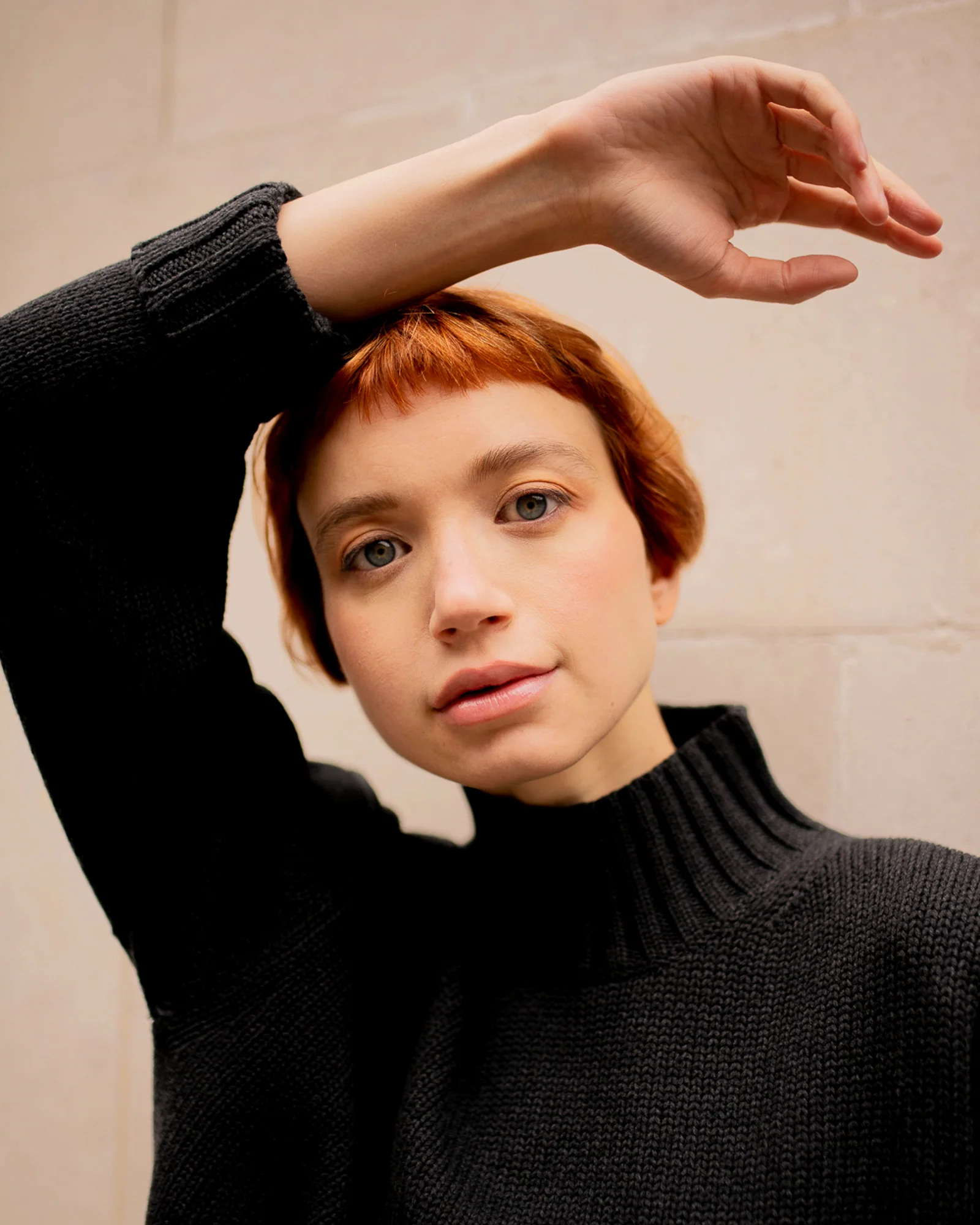 The Staple High Neck Jumper - Charcoal - Image 5
