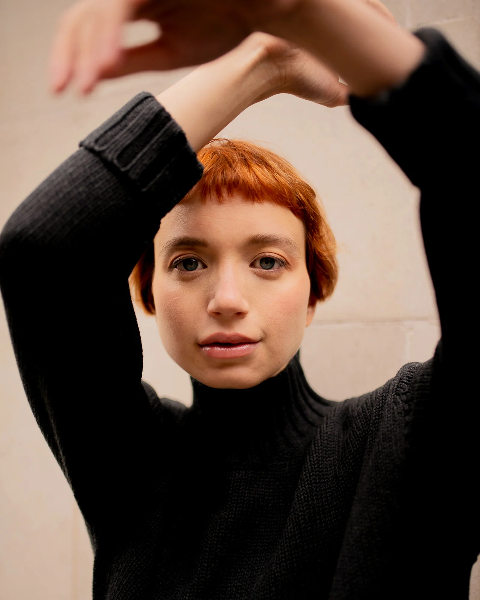 The Staple High Neck Jumper - Charcoal - Image 6