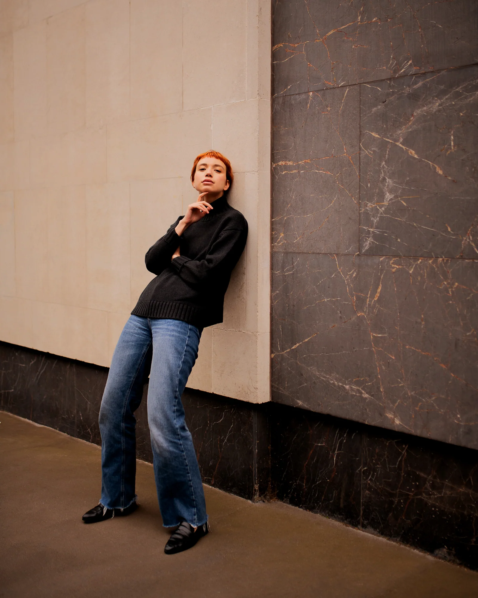 The Staple High Neck Jumper - Charcoal - Image 7