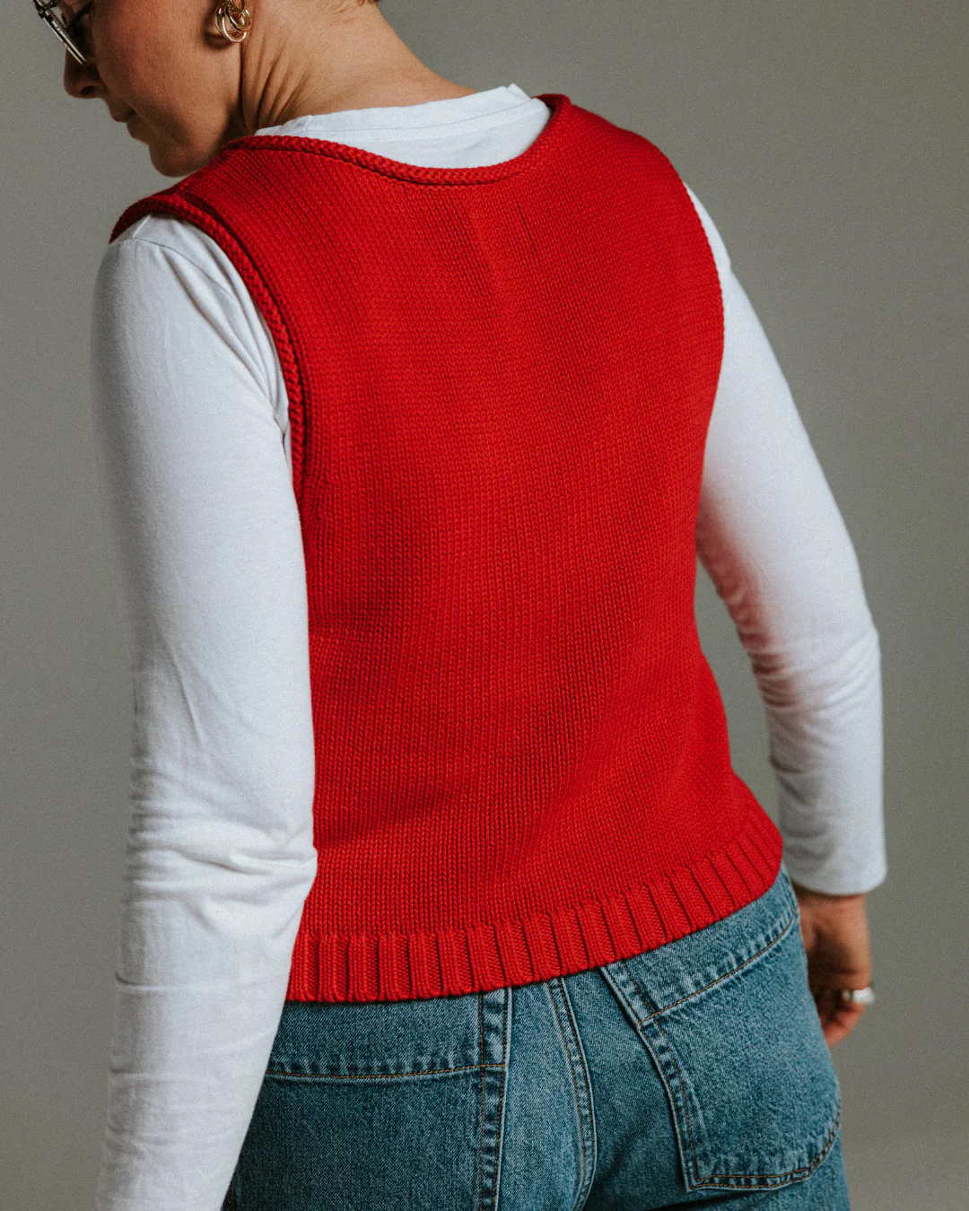 The Staple Tank - Red - Image 3