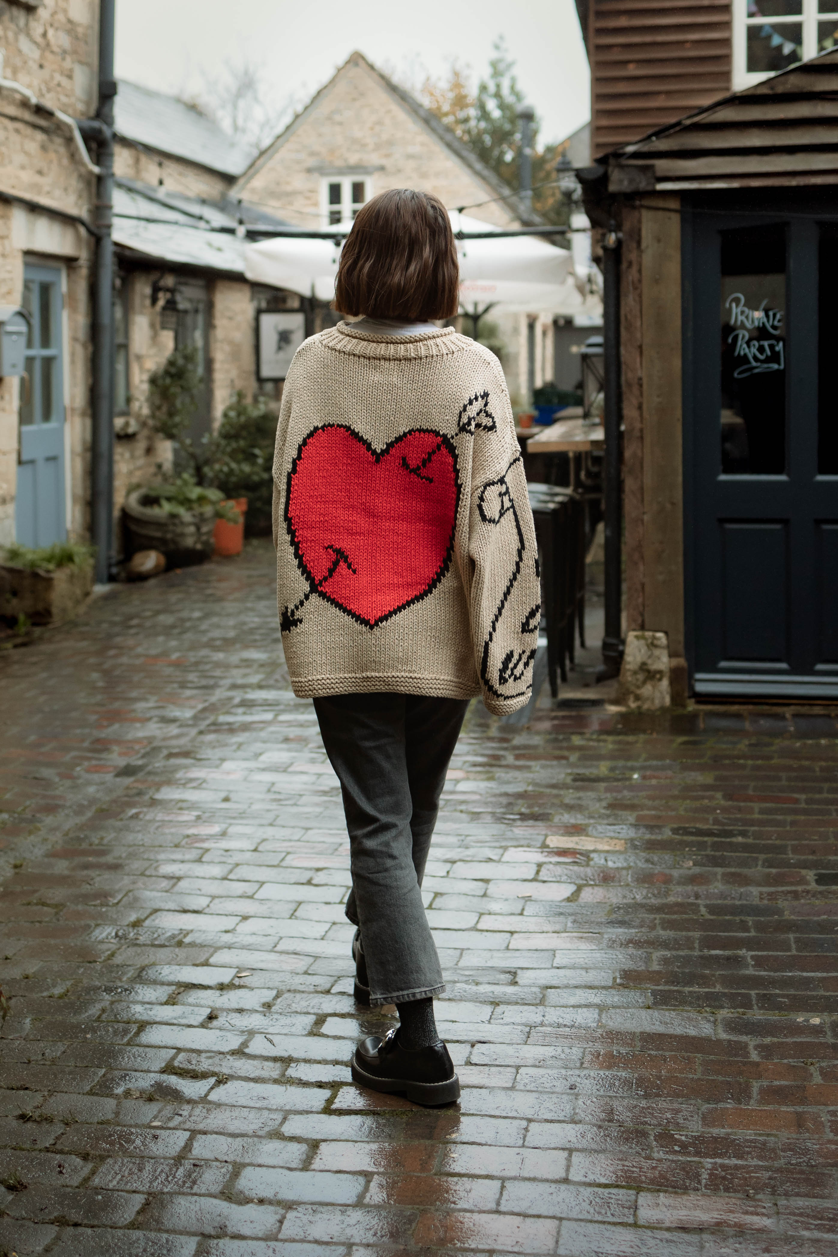The Young Hearts Jumper - Ecru - Image 4