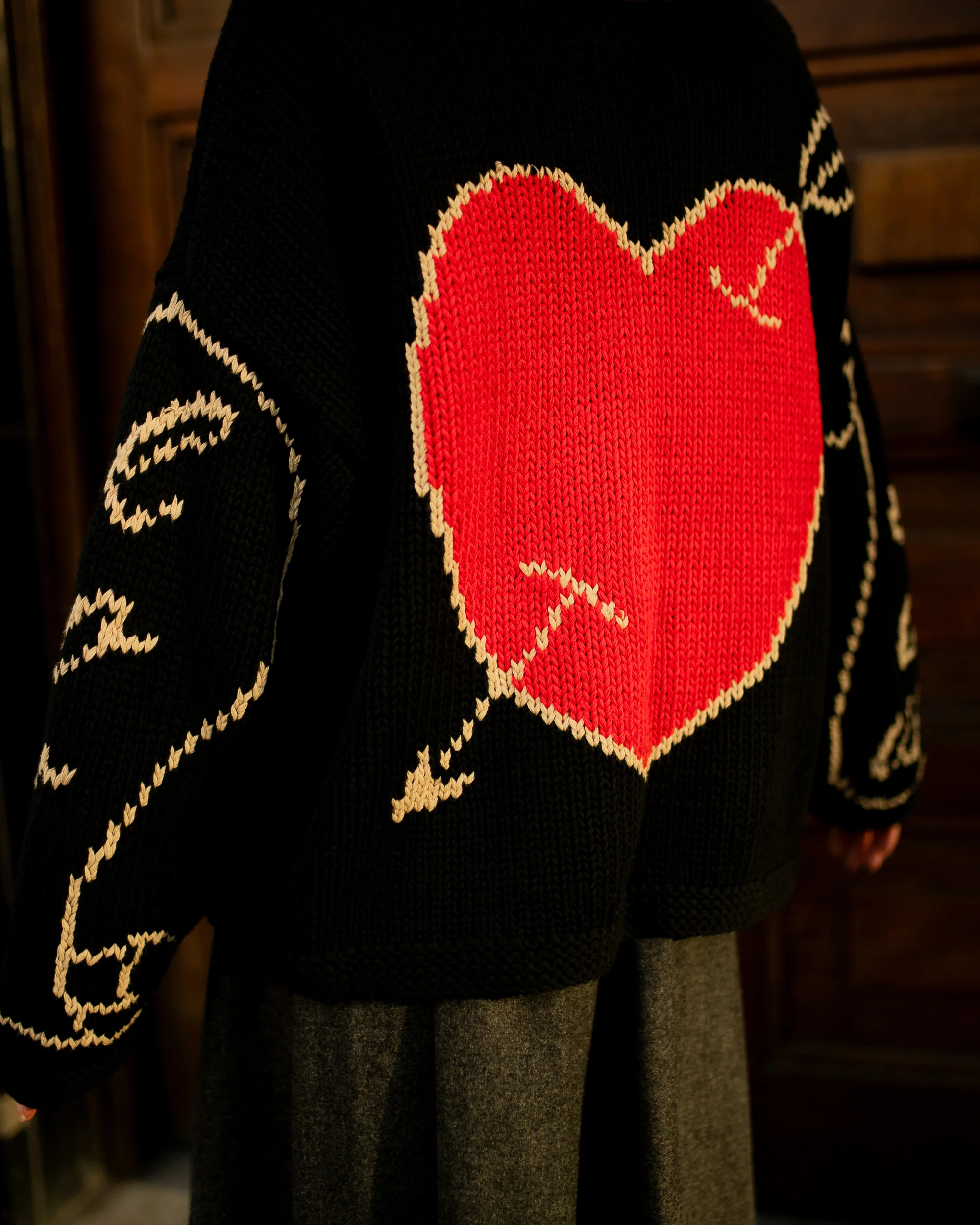 The Young Hearts Jumper - Black - Image 10