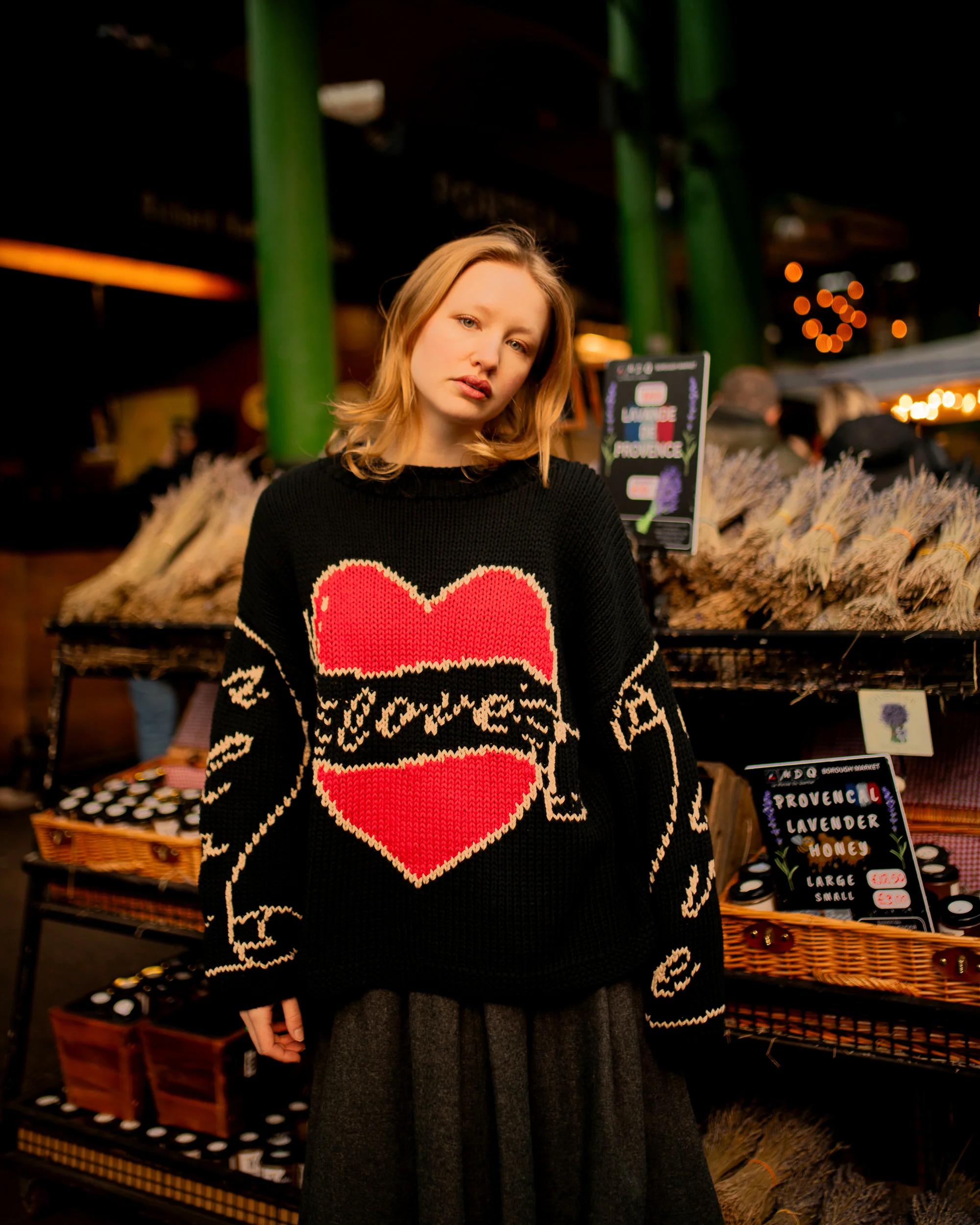 The Young Hearts Jumper - Black - Image 3