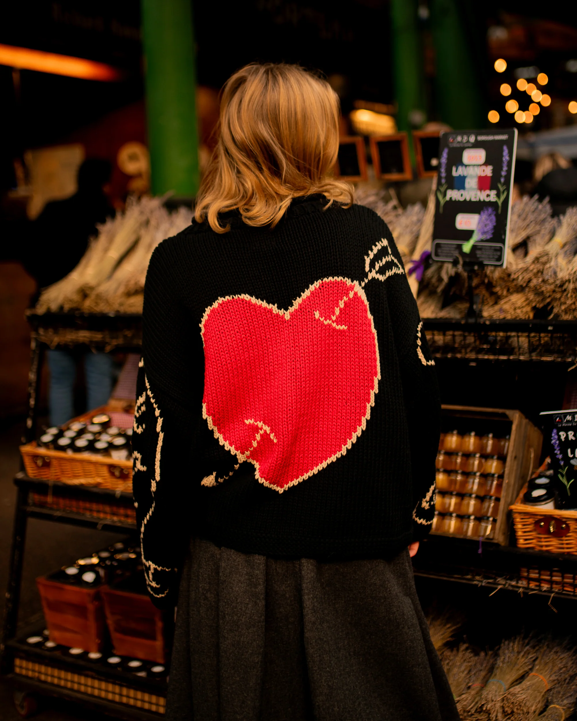 The Young Hearts Jumper - Black - Image 6