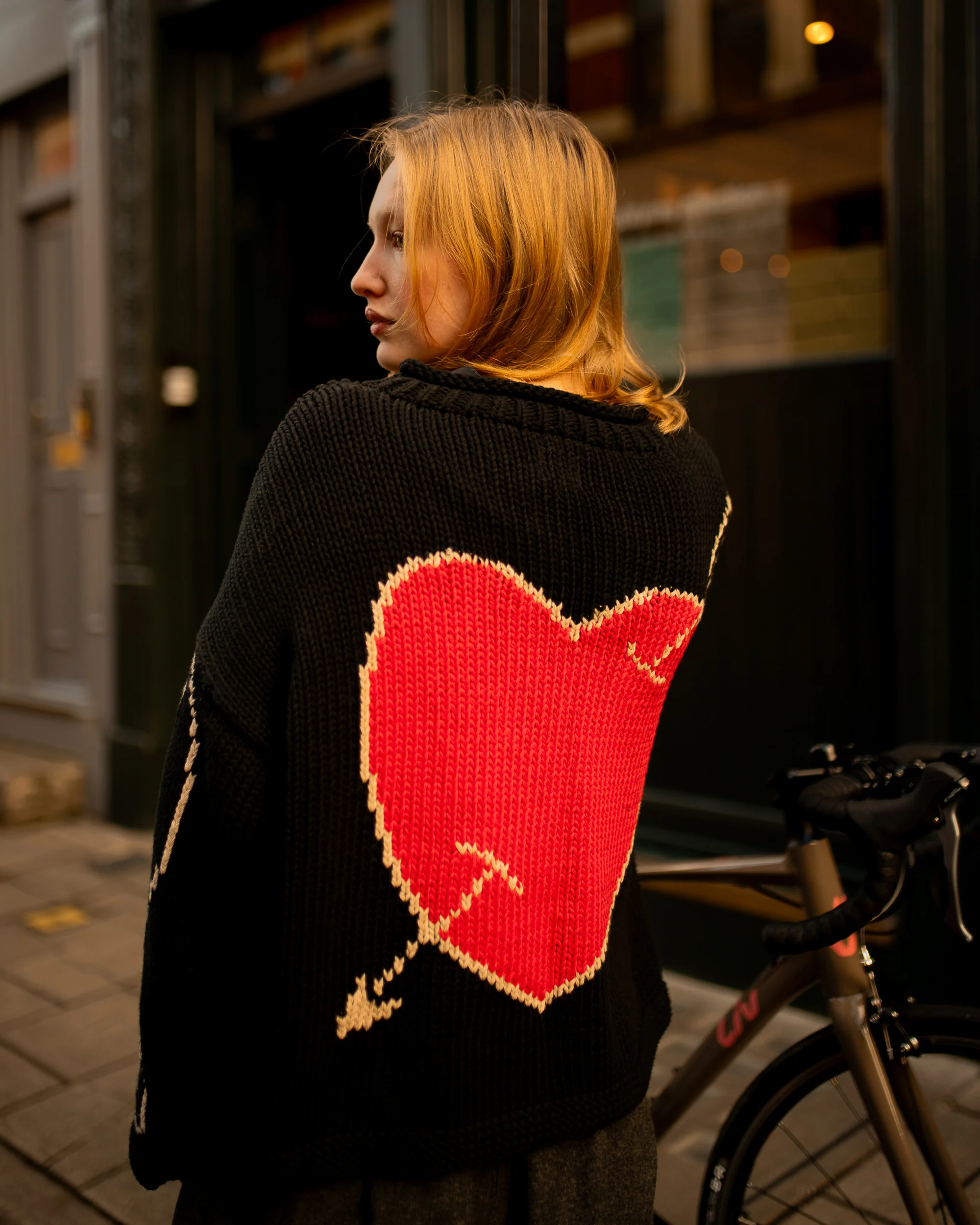 The Young Hearts Jumper - Black - Image 7
