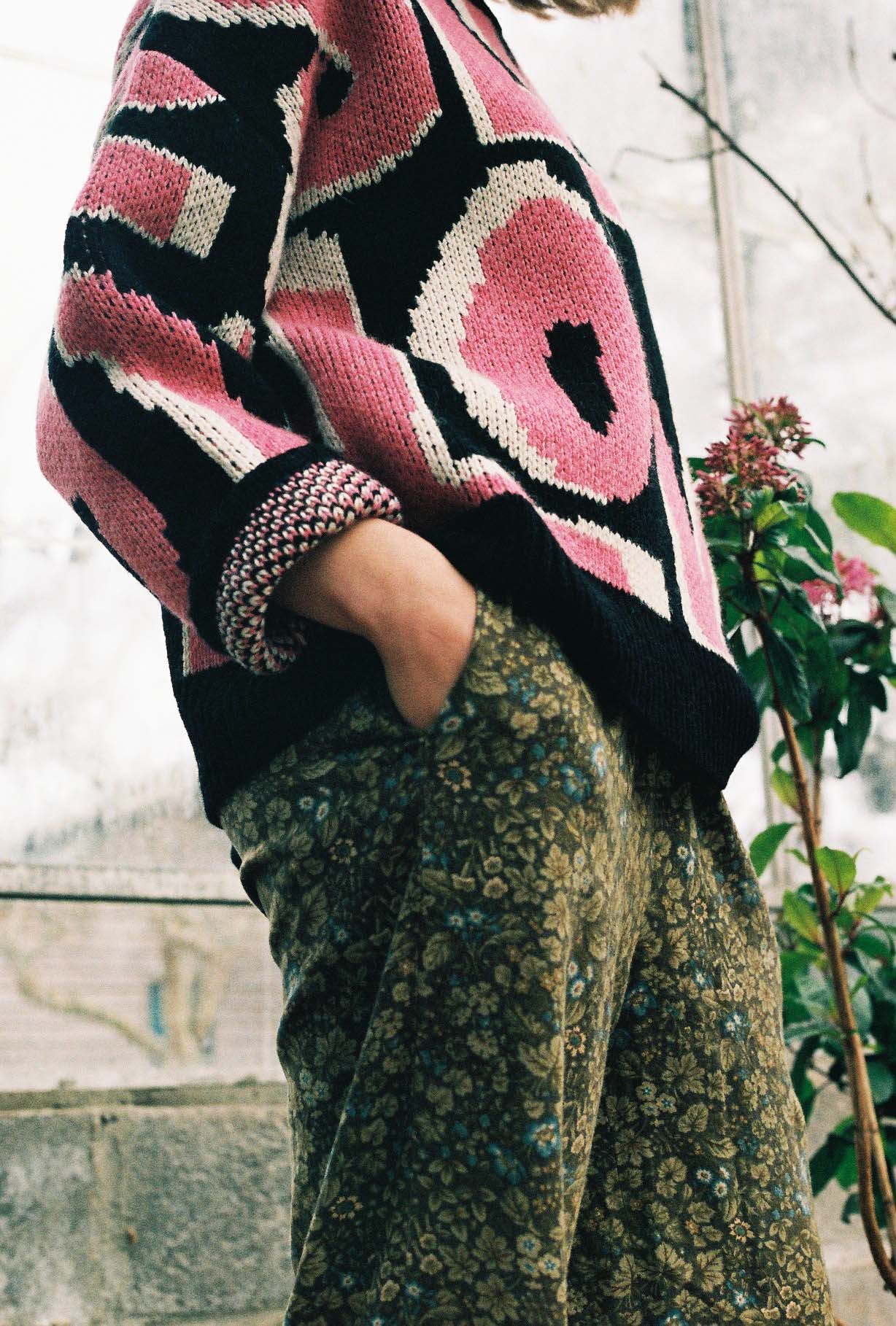Wild Love Wool Jumper - Pink - Image 3