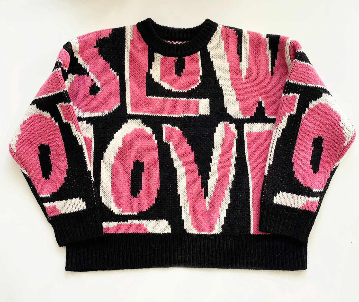 Wild Love Wool Jumper - Pink - Image 8