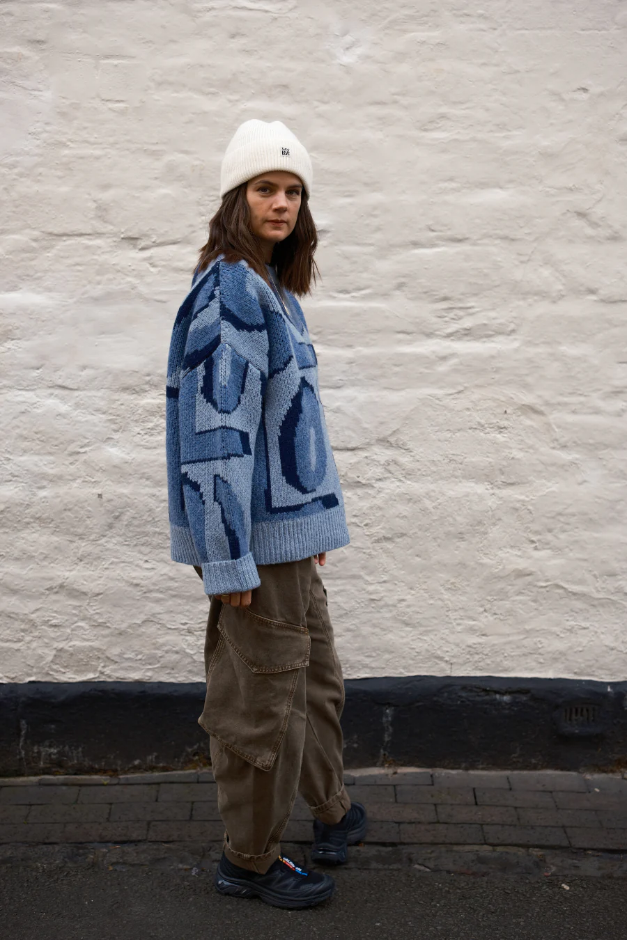 Wild Love Wool Jumper - Blue - Image 4