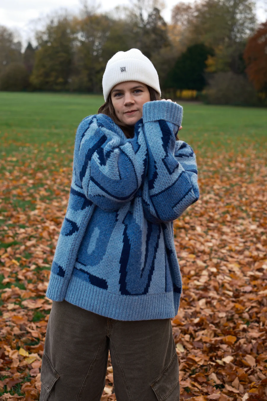 Wild Love Wool Jumper - Blue - Image 5